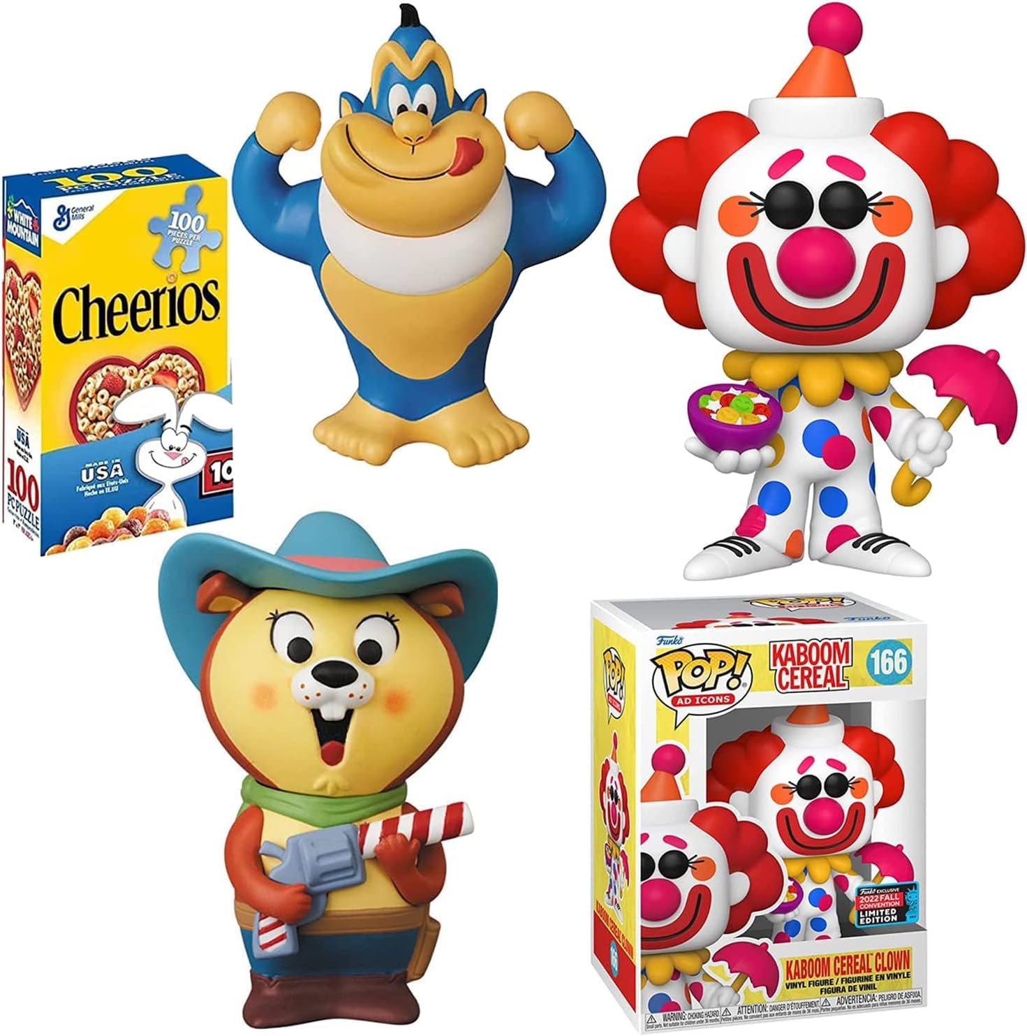 Kaboom Pop! Ad Icons Cartoon Morning Figure Clown Cereal