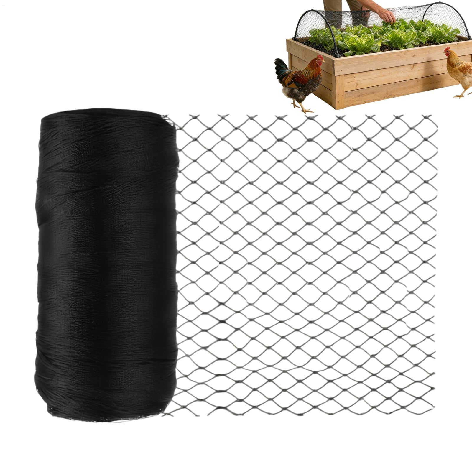 Red de jardín resistente y reutilizable para árboles frutales, ideal para patio, balcón, césped, sistema versátil de soporte y protección para plantas