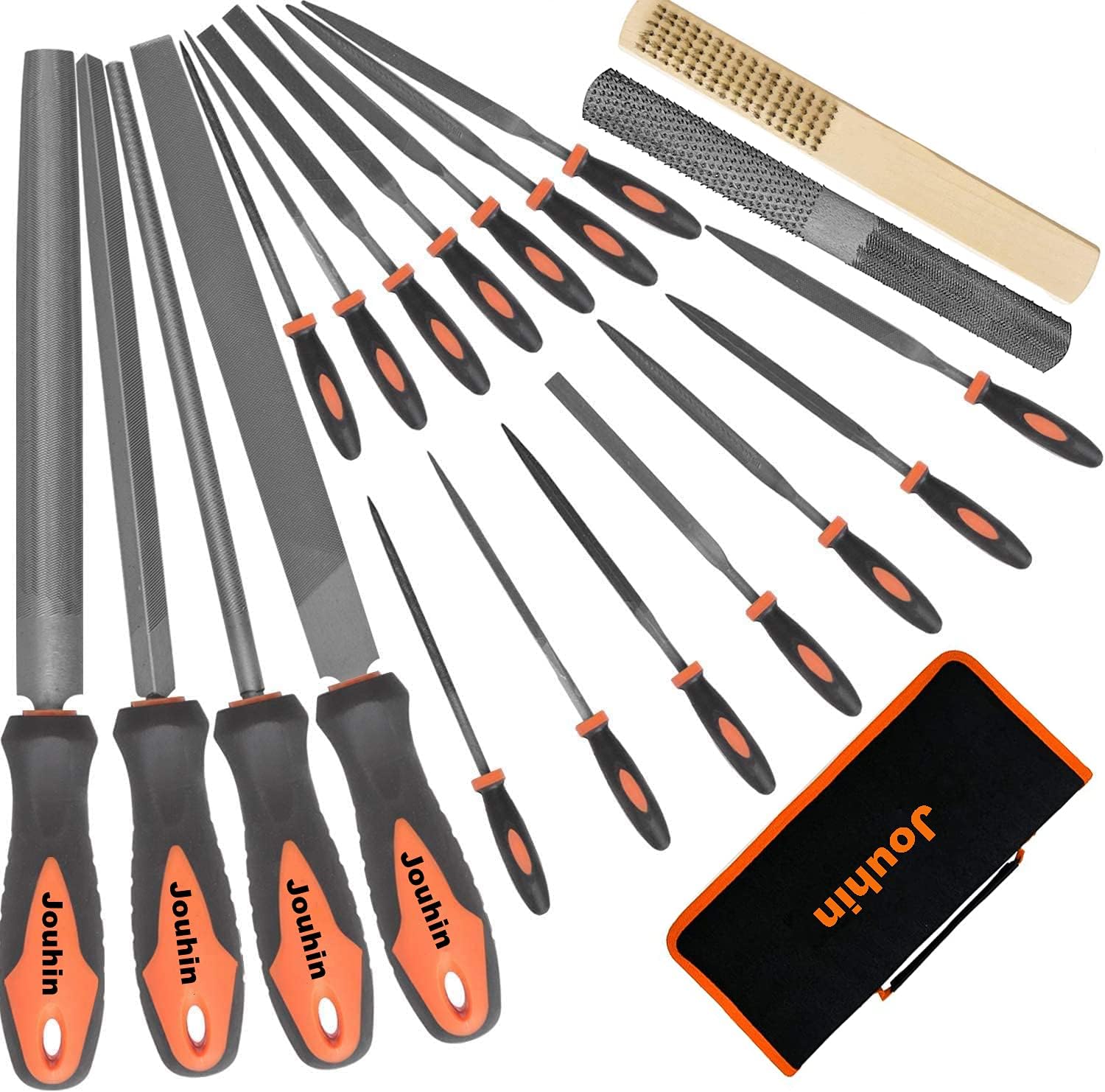 21Pcs Metal File Set,Jouhin Heavy Duty Carbon Steel Files Sharping Tool