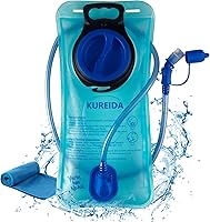 Vista 8 de Bolsa de hidratación de 2 litros a prueba de fugas, sin BPA, amplia apertura, bolsa de agua militar combinada con mochilas de hidratación