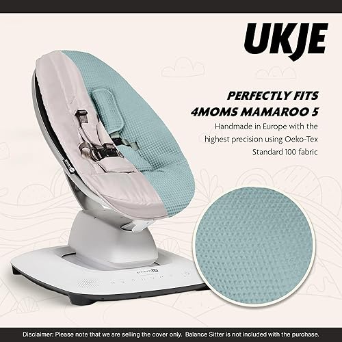 Miniatura 10 de Ukje Funda protectora para columpio compatible con 4moms RockaRoo o MamaRoo 5, columpio de bebé multimovimiento, forro de columpio para bebé, funda
