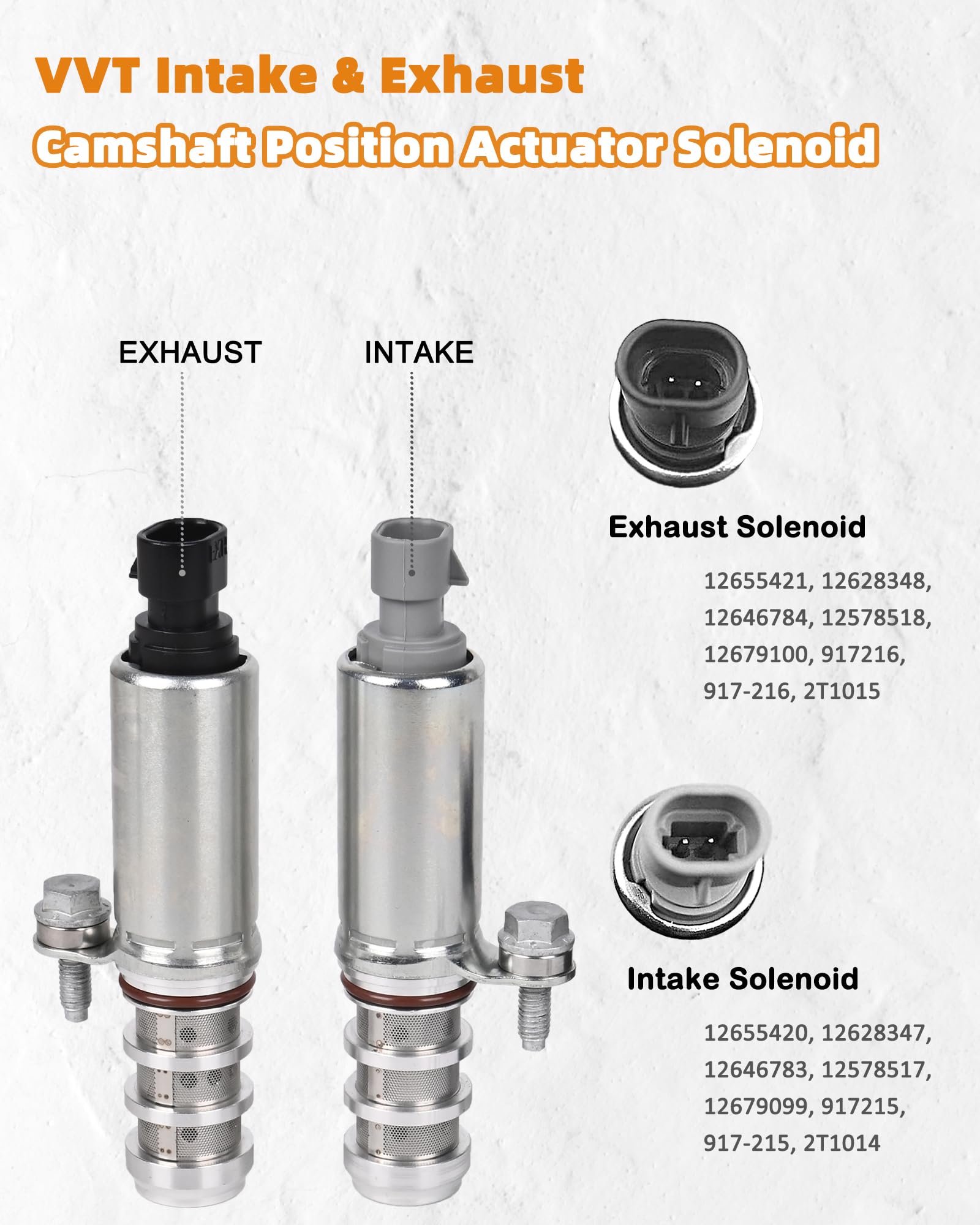 Intake Exhaust Camshaft Position Actuator Camshaft Sensor Kit Fits Buick GMC