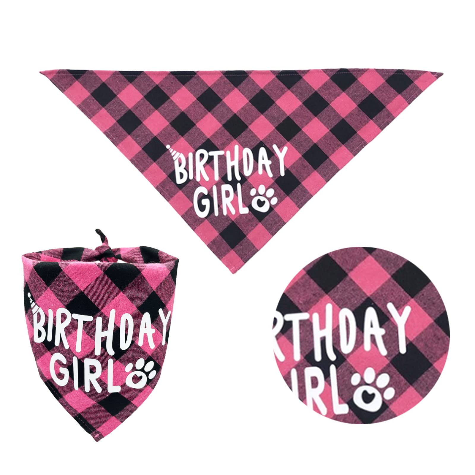 Hunde-Geburtstagsparty-Set In Rosa – Bandana, Schleife, Hut & Zahlen Für Kleine Bis Große Hunde