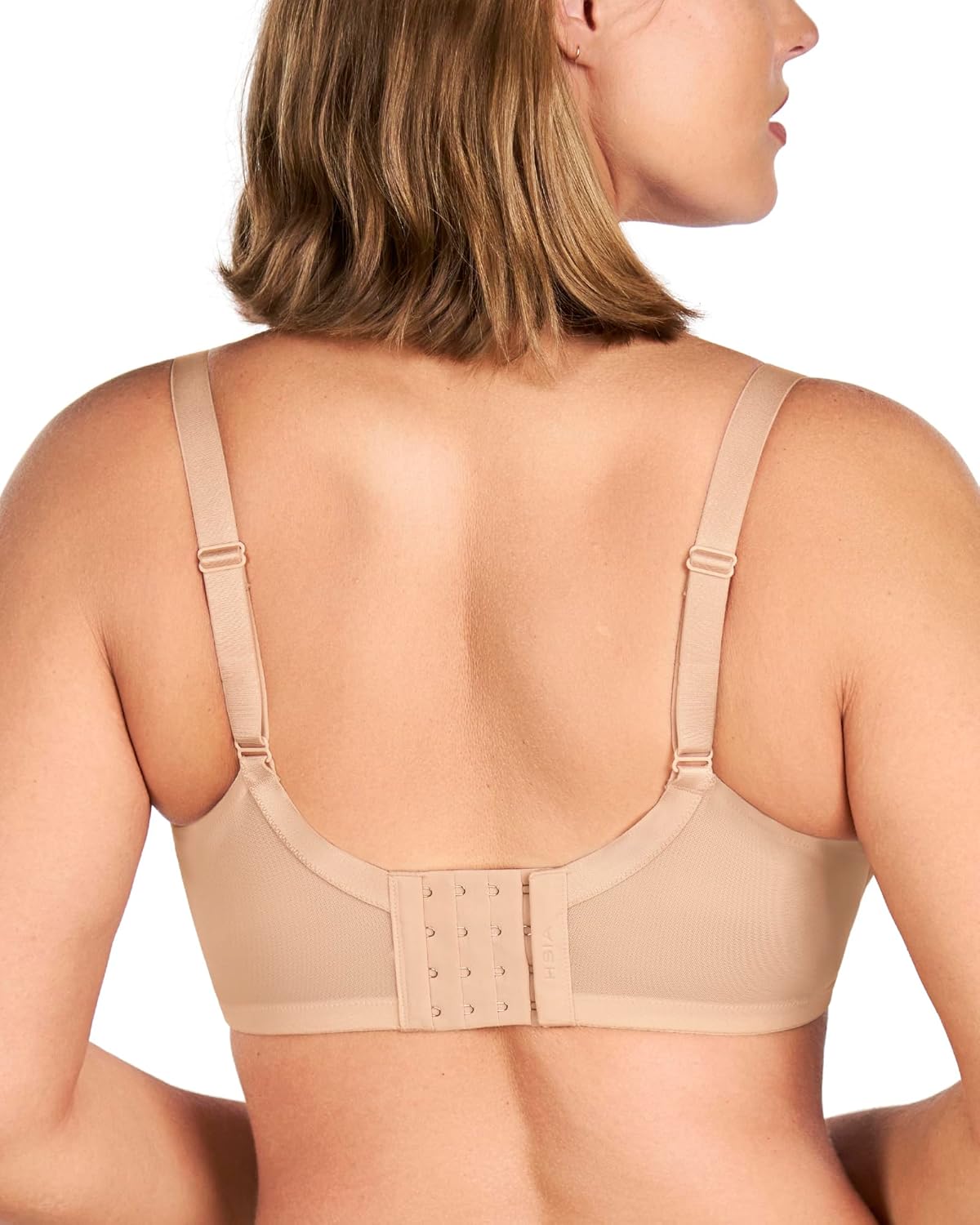 HSIA Minimizer Bras for Women Full Coverage Pearl Shimmer Plus Size Lace Unlined Bra with Underwire - Image 3