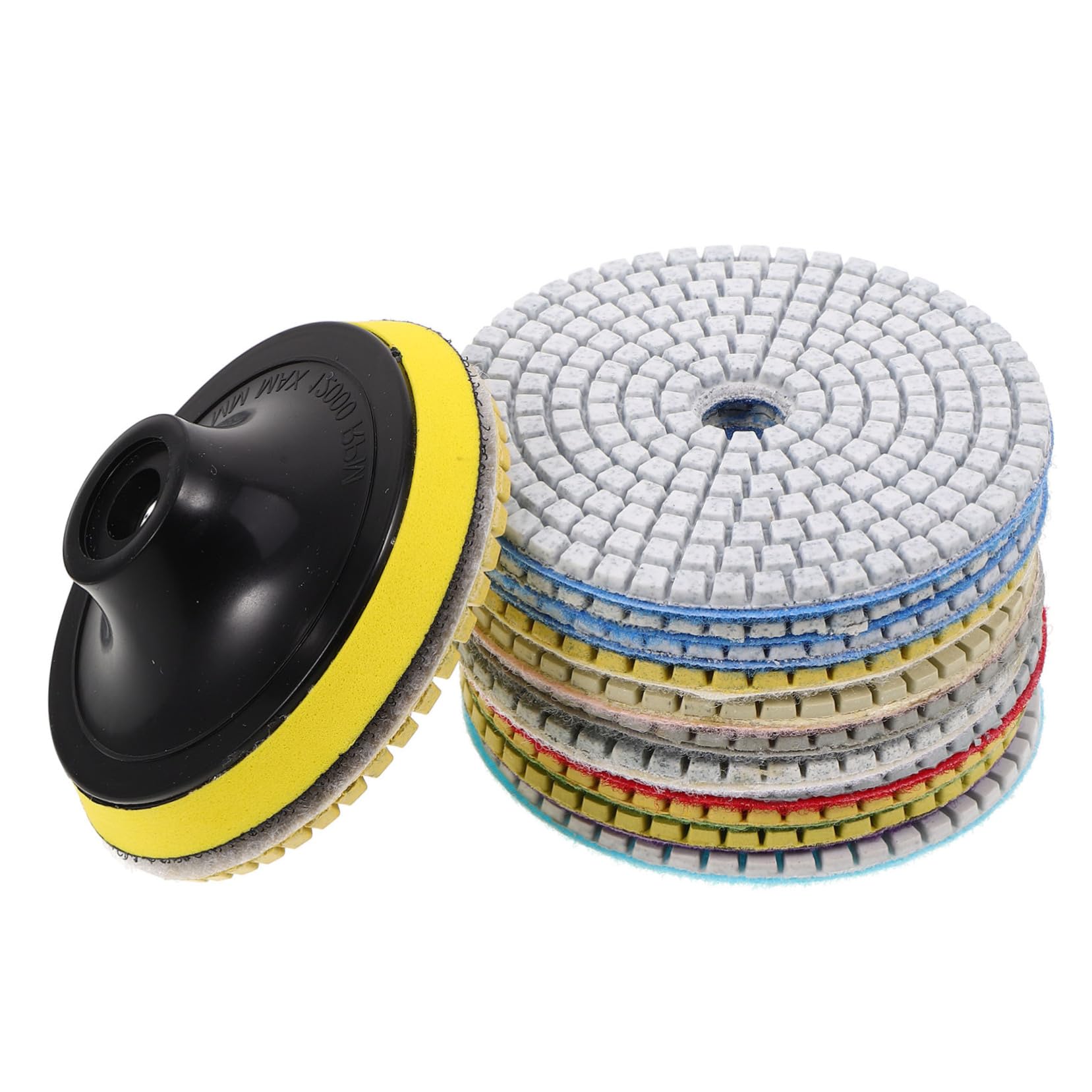 Amosfun Disque De Polissage Pour Carrelage Et Kit Outils De Ponçage De Remplacement Pour Marbre Et Roche