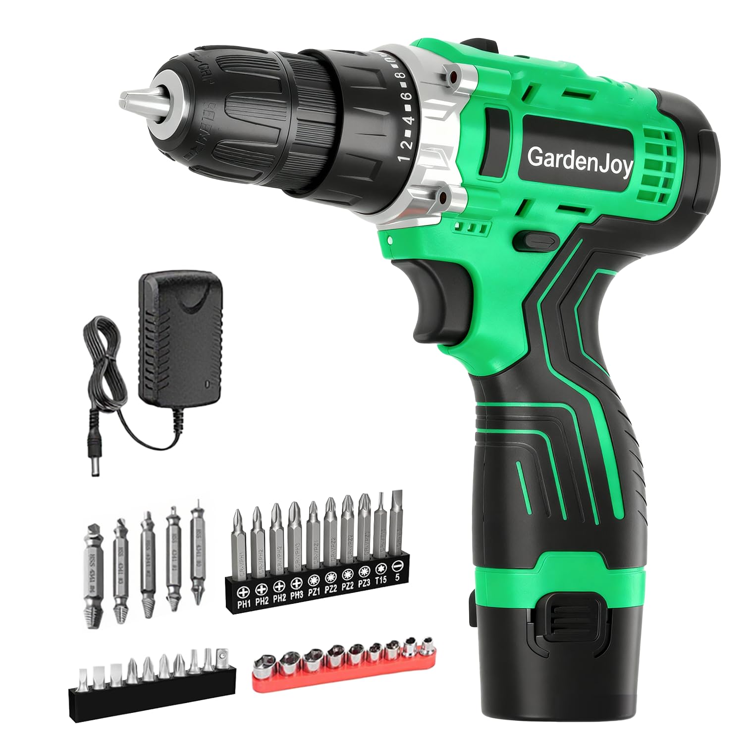 Amazon.com: 12V Cordless Power Drill Set, Electric Drill with
