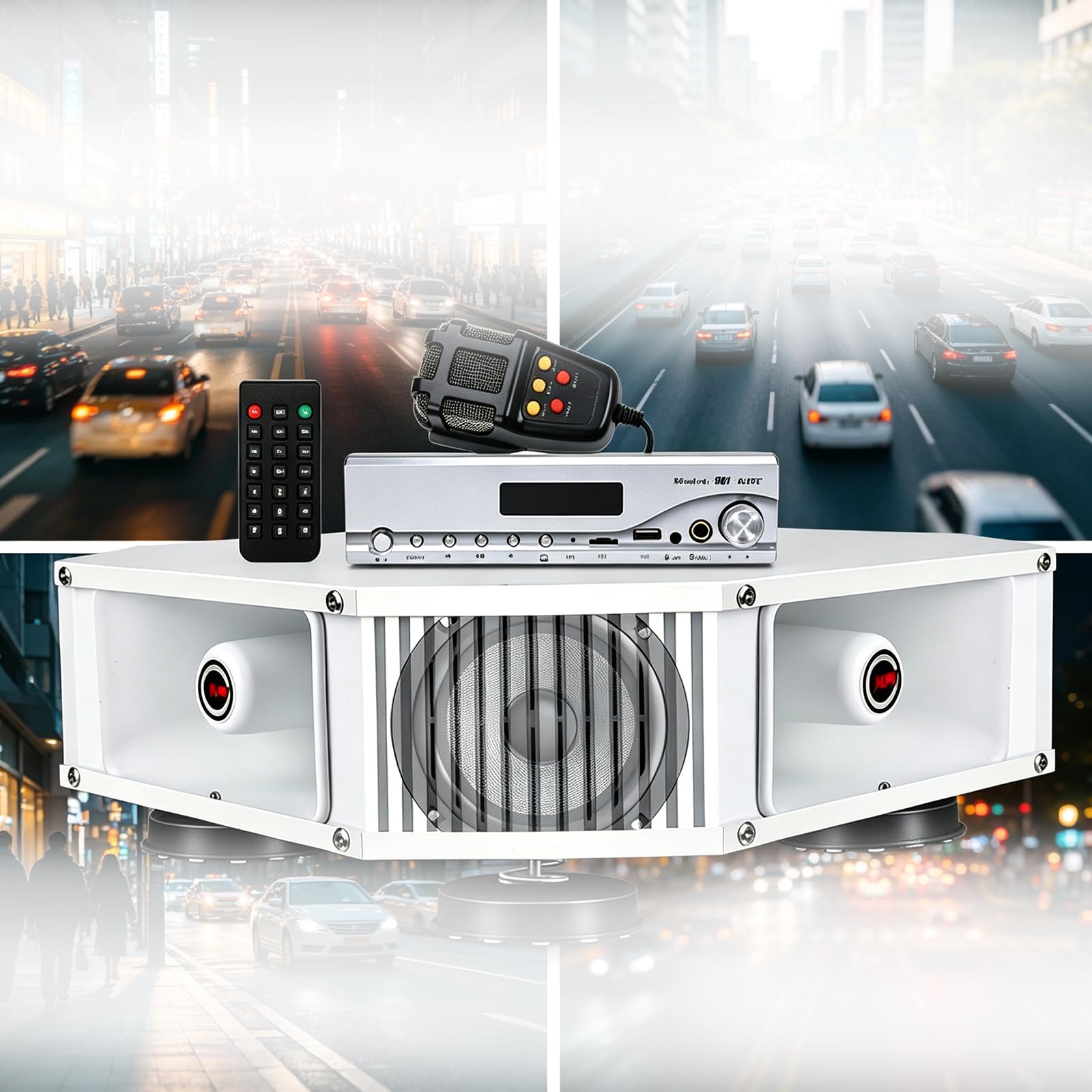 Altavoz publicitario para coche MObyat, ideal para anuncios comerciales en ruta