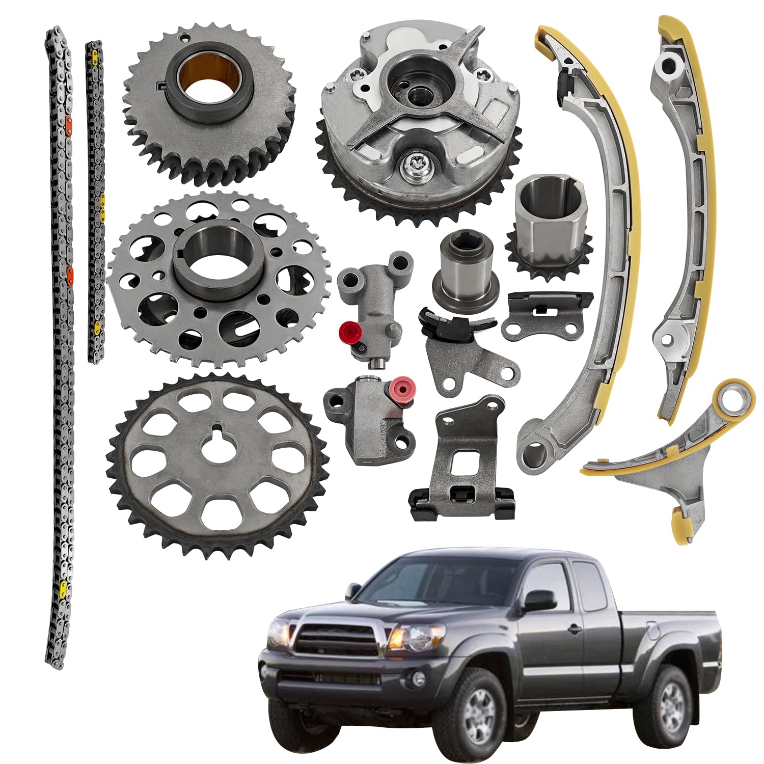 Kit de cadena de distribución 2TR-FE para solucionar ruidos de motor 2.7 8