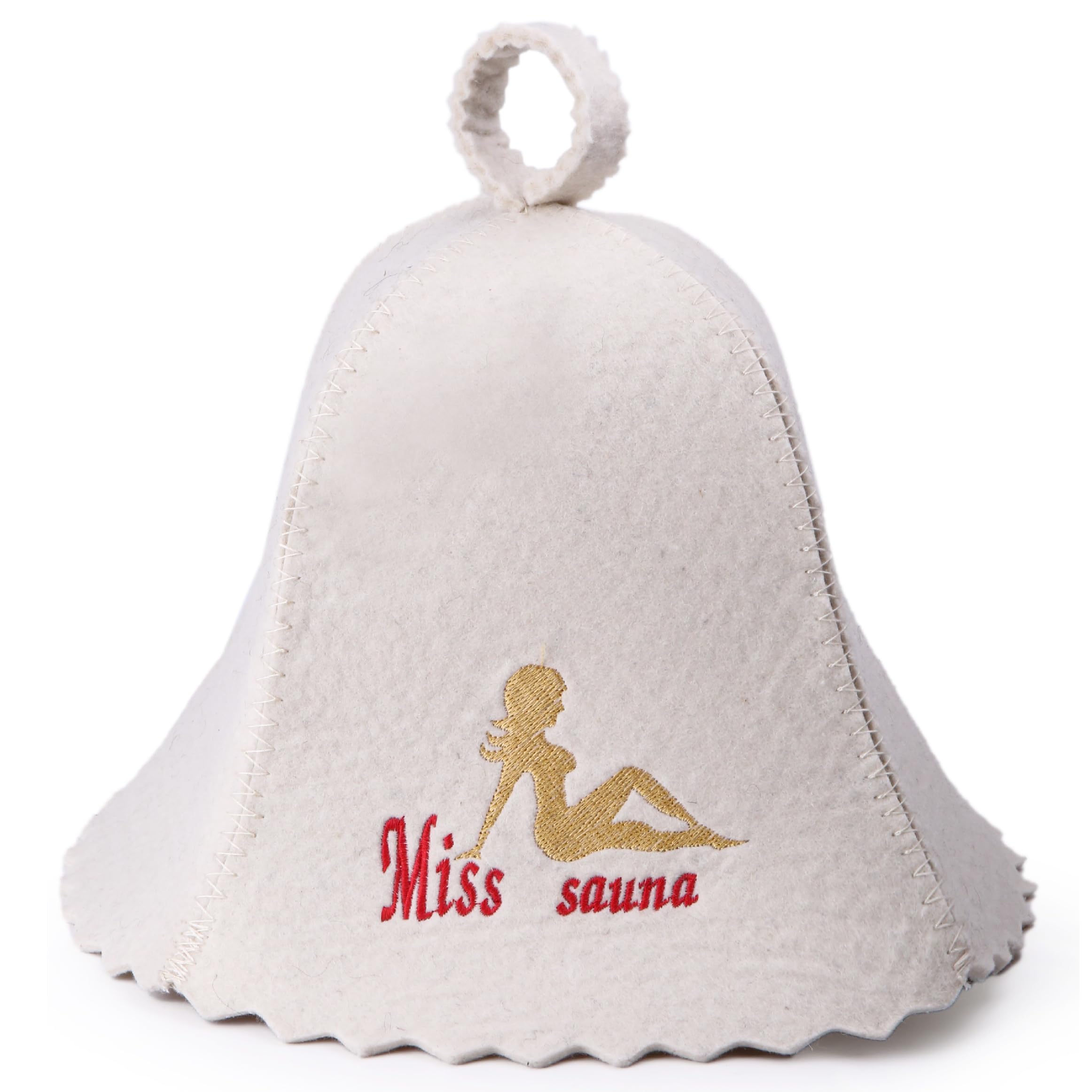 Ukrainian Wool Sauna Hat for Women Miss Sauna Protect Hair - Banya Hat for Men - Felt Sauna Hat Wool 100% Natural - Sauna Hair Protector