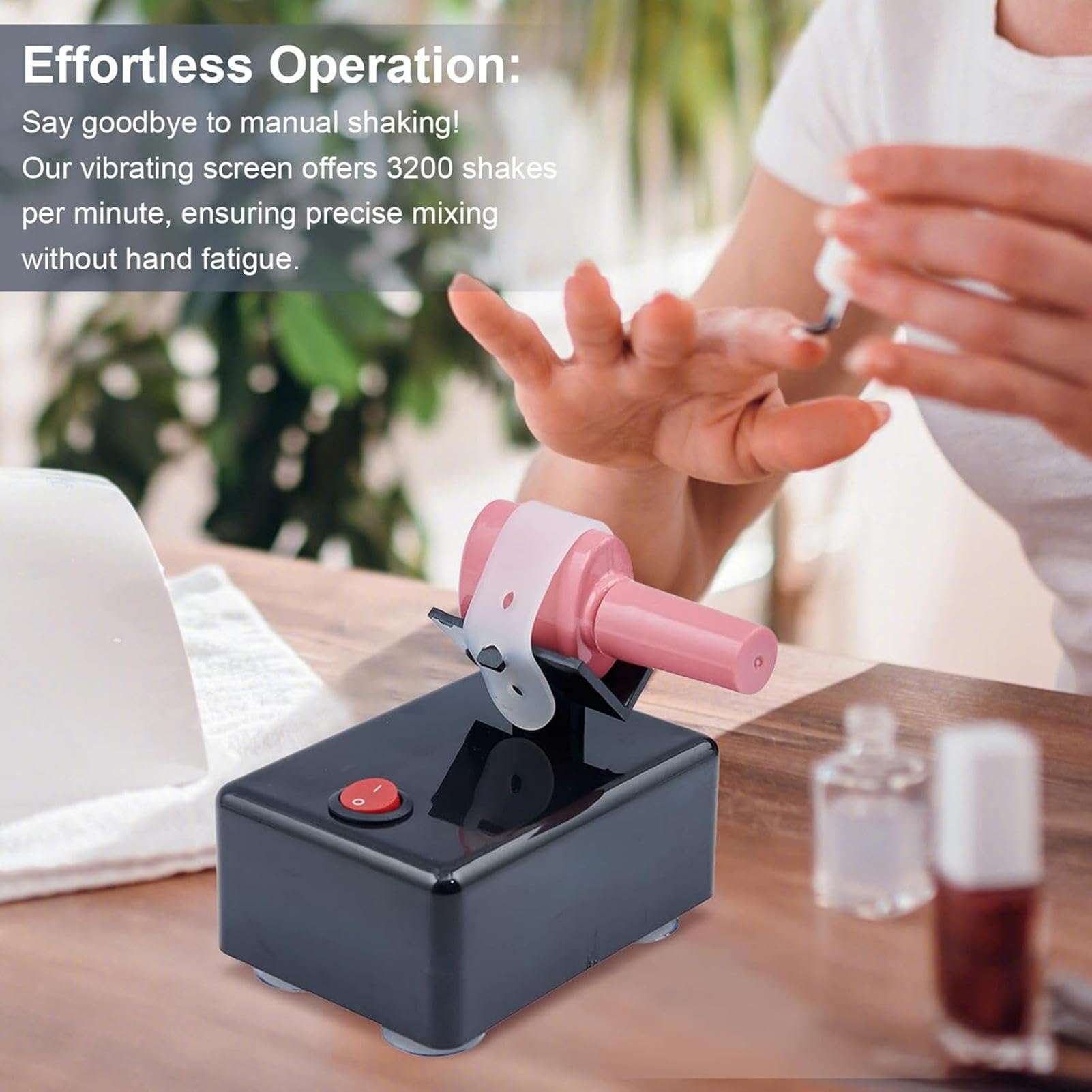 Nagellack-Schüttelmaschine, Nagellack-Schüttelmaschine | Farbmischer | Professioneller Nagellack-Rührer, Multifunktionswerkzeug zum Schütteln von Flüssigkeiten
