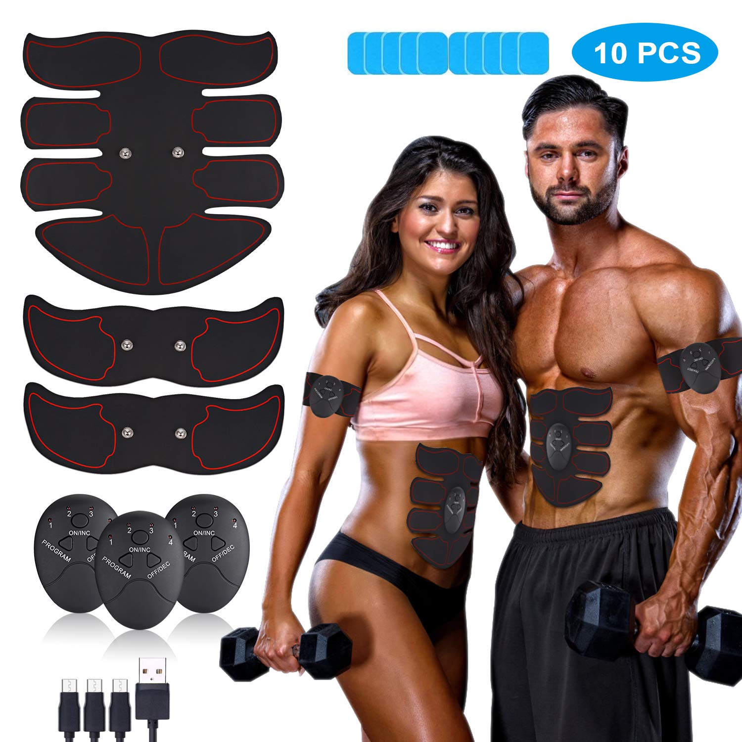 EMS腹筋トレーナー 3セット EMS腹筋トレーナー 3セット