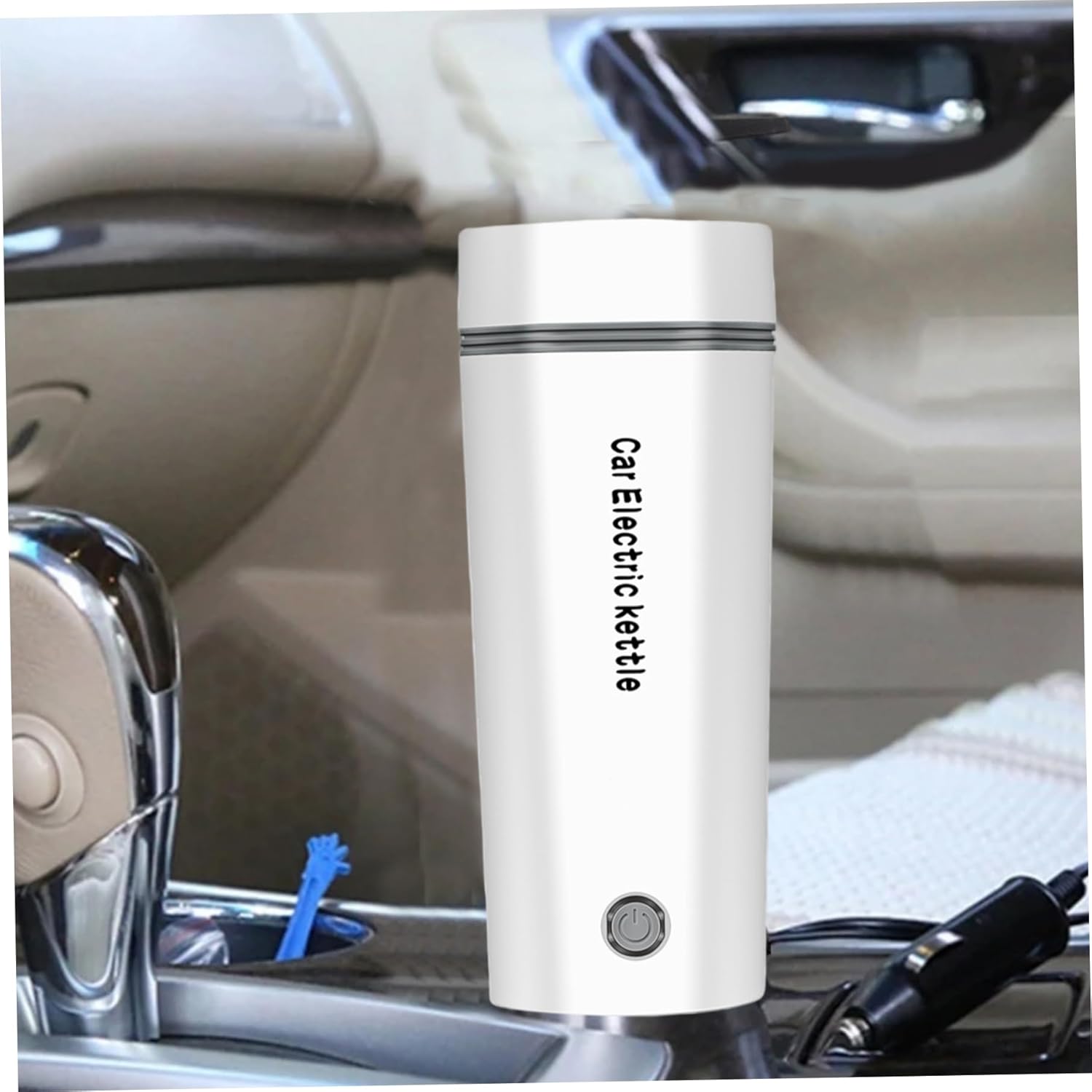 Portable Electric Kettle, Car Kettle, Small Portable Electric, Fast Water Heater, Automatic Shut-Off & Restart, Special Power Cord for Car Cigarette Lighters, Coffee Maker, 24V