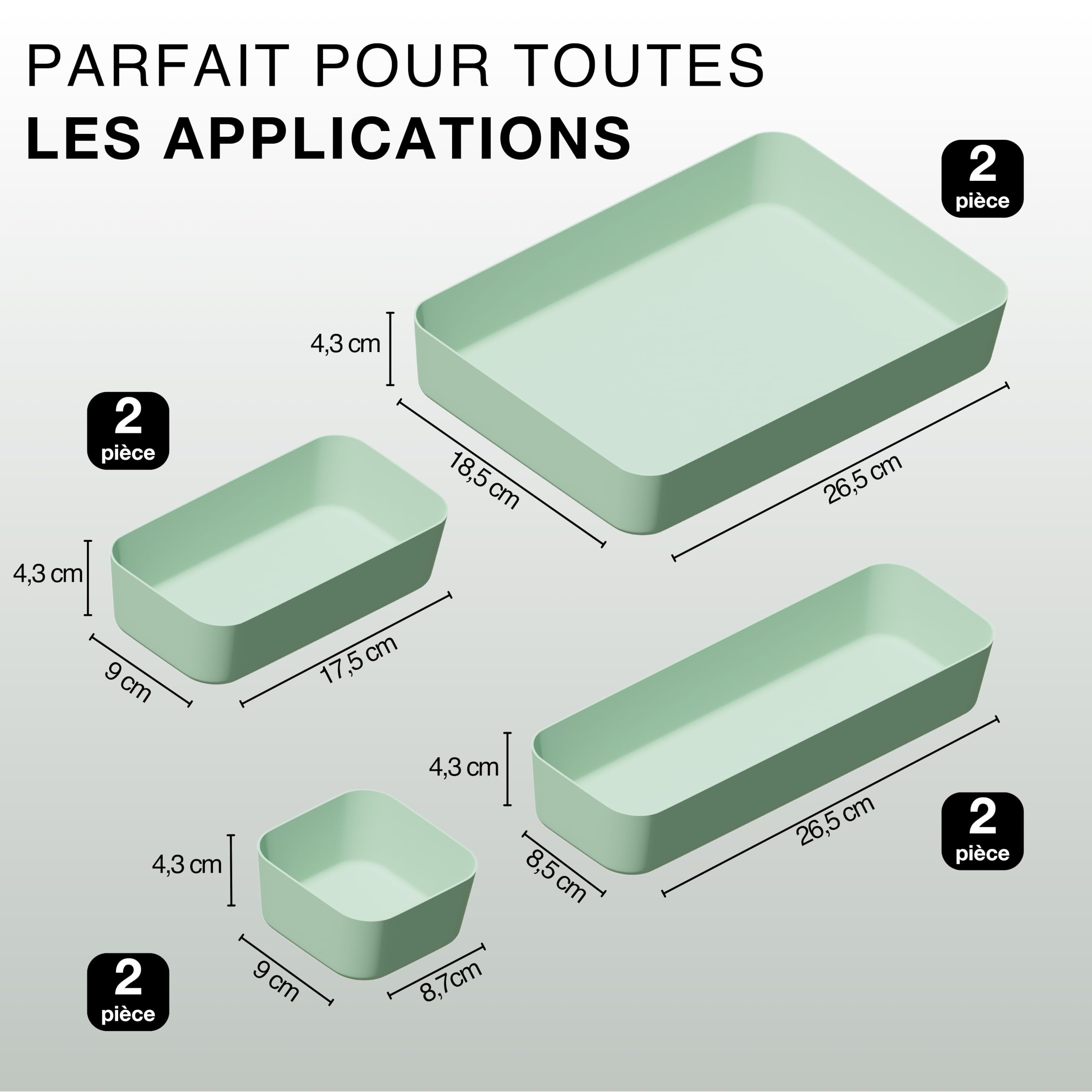Organisateurs De Séparateurs De Tiroirs Réglables - Séparateurs D'Organisation De Tiroirs Organisateurs De Séparateurs De Tiroirs Réglables - Séparateurs D'Organisation De Tiroirs
