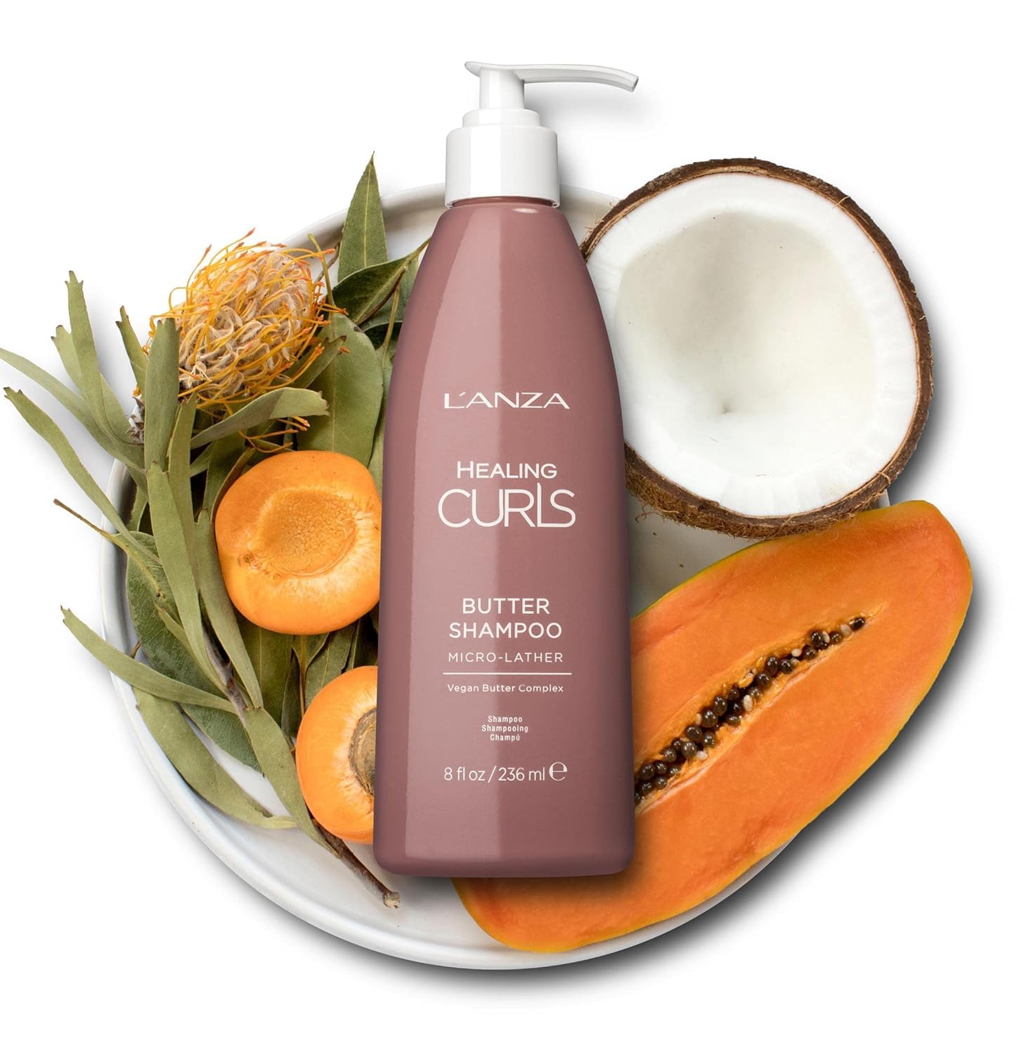 L'ANZA Healing Curls Butter Shampoo, Curly Hair Shampoo for a Creamy Colour-Safe Cleanse and Refreshed Curls - Image 4