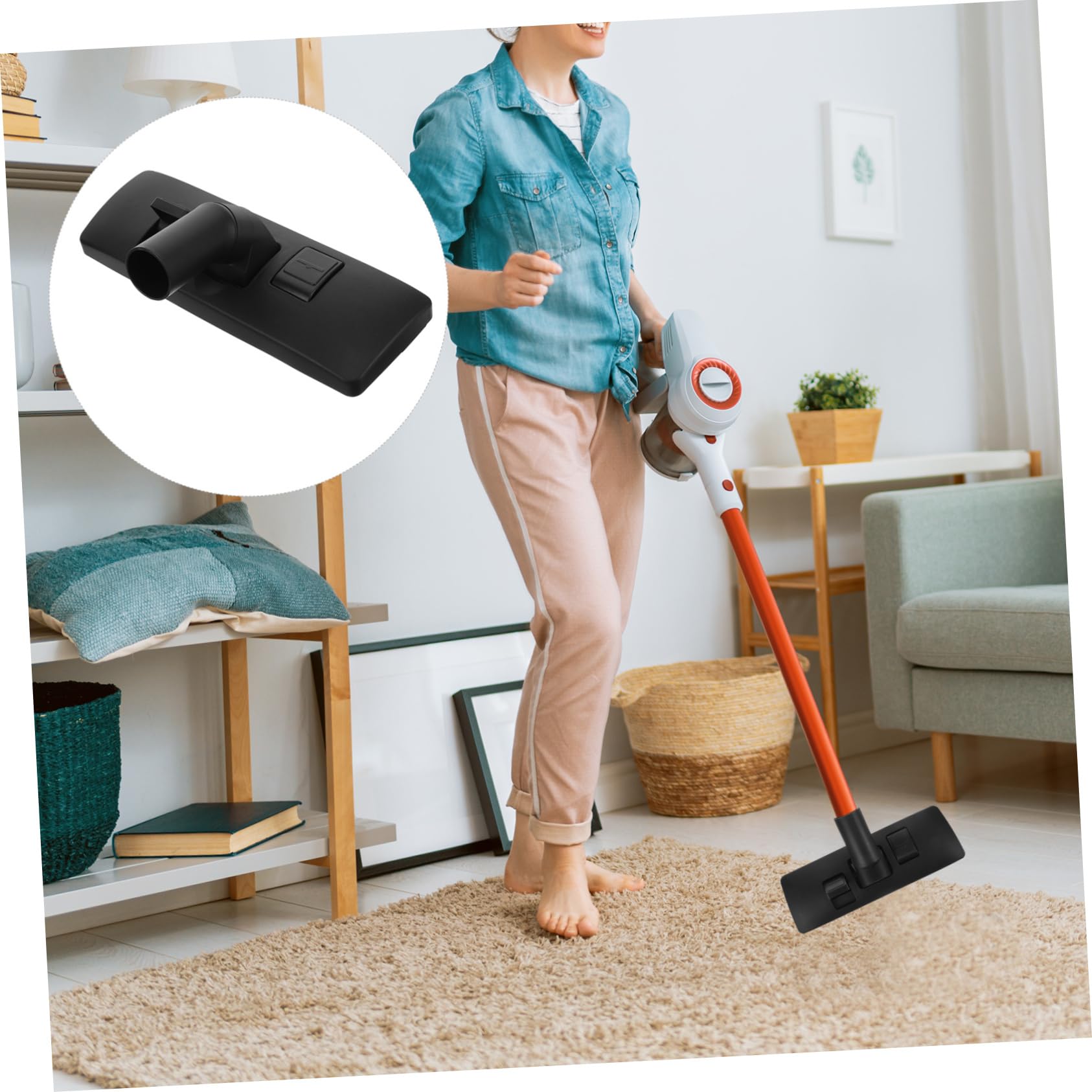 IMIKEYA 4stücke Vacuum Cleaner Brush Head Innenmaß Multifunktions-zubehör Für Teppiche Und Böden Einfache Installation Langlebiges Material Für Haushaltsreinigung