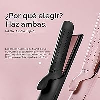 Vista 5 de L'ANGE HAIR Le Duo Estilizador Estándar de Flujo de Aire 360° Varita Rizadora 2 en 1 y Plancha Alisadora de Cabello de Titanio Rizador