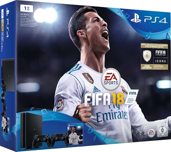 Sony PlayStation 4 Slim 1TB + 2 Dualshock 4 V2 1 To Wifi Noir - 3