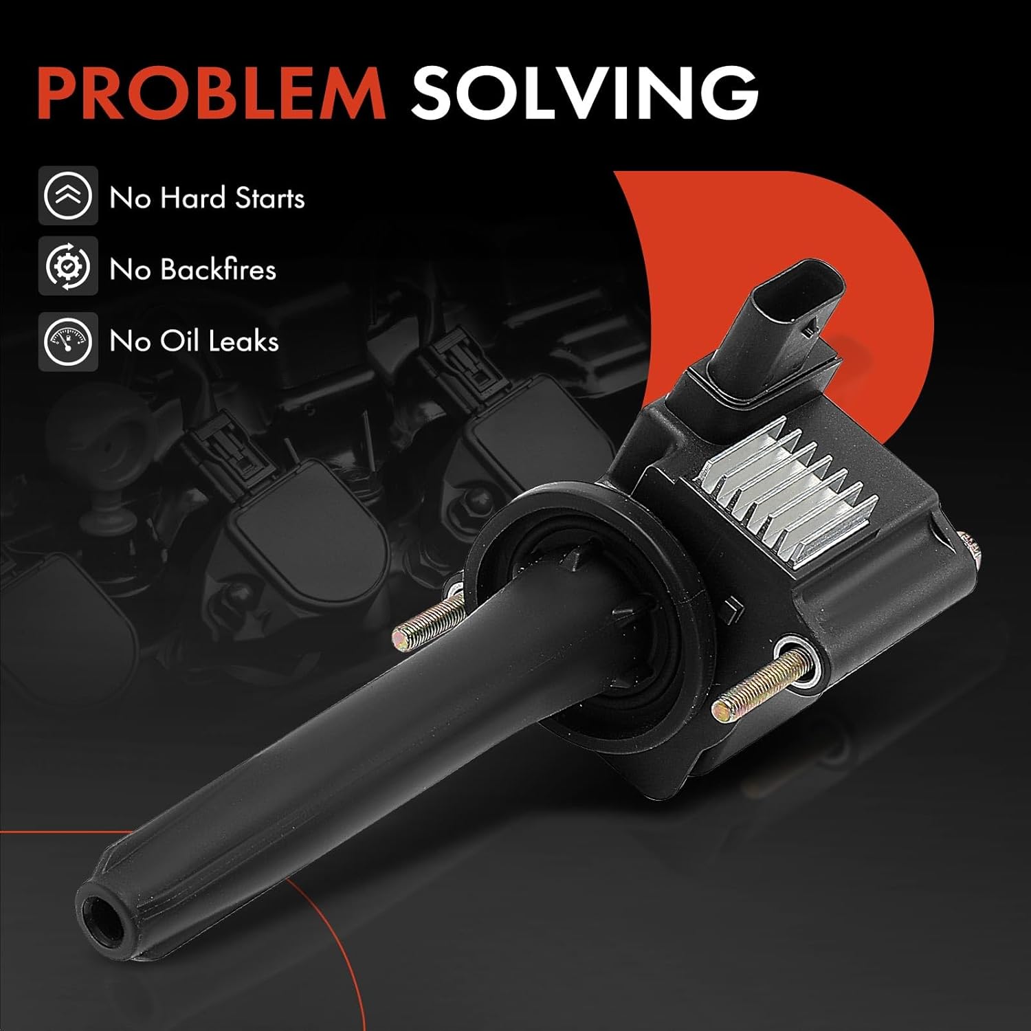 A-Premium Engine Ignition Coil Pack Compatible with Buick Encore GX 2020-2024 & Chevrolet Trailblazer 2021-2024, 1.3L, 3-PC Set