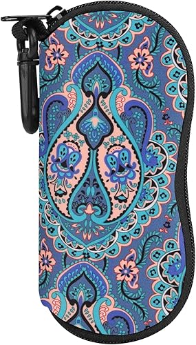 Miniatura 104 de MoKo - Estuche suave, ultra ligero, de neopreno, para lentes de sol, con cremallera y clip para cinturón