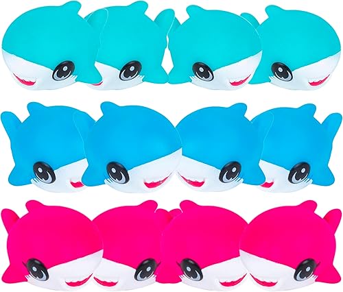 Una docena (12) animales de juguete de baño de goma de 2 pulgadas (cachorros de tiburón) disponible en Yaxa Colombia