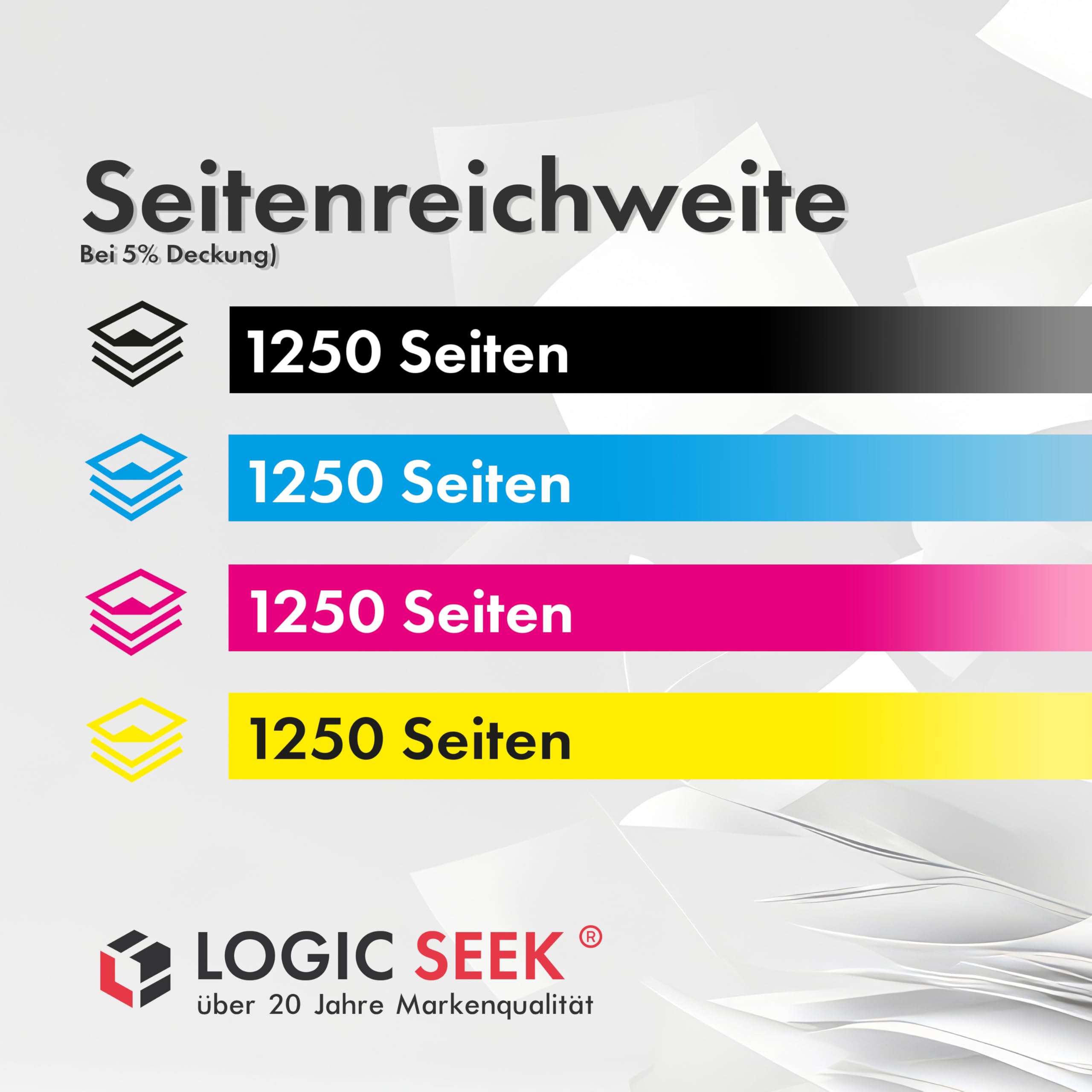 Logic-Seek 4ER Pack TK5480 Toner kompatibel für Kyocera ECOSYS MA2101cwfx MA2101cfx PA2101cx PA2101cwx MA2101cfx Plus MA2101cwfx Plus PA2101cwx Plus PA2101cx Plus 1 x Black-Cyan-Magenta-Yellow