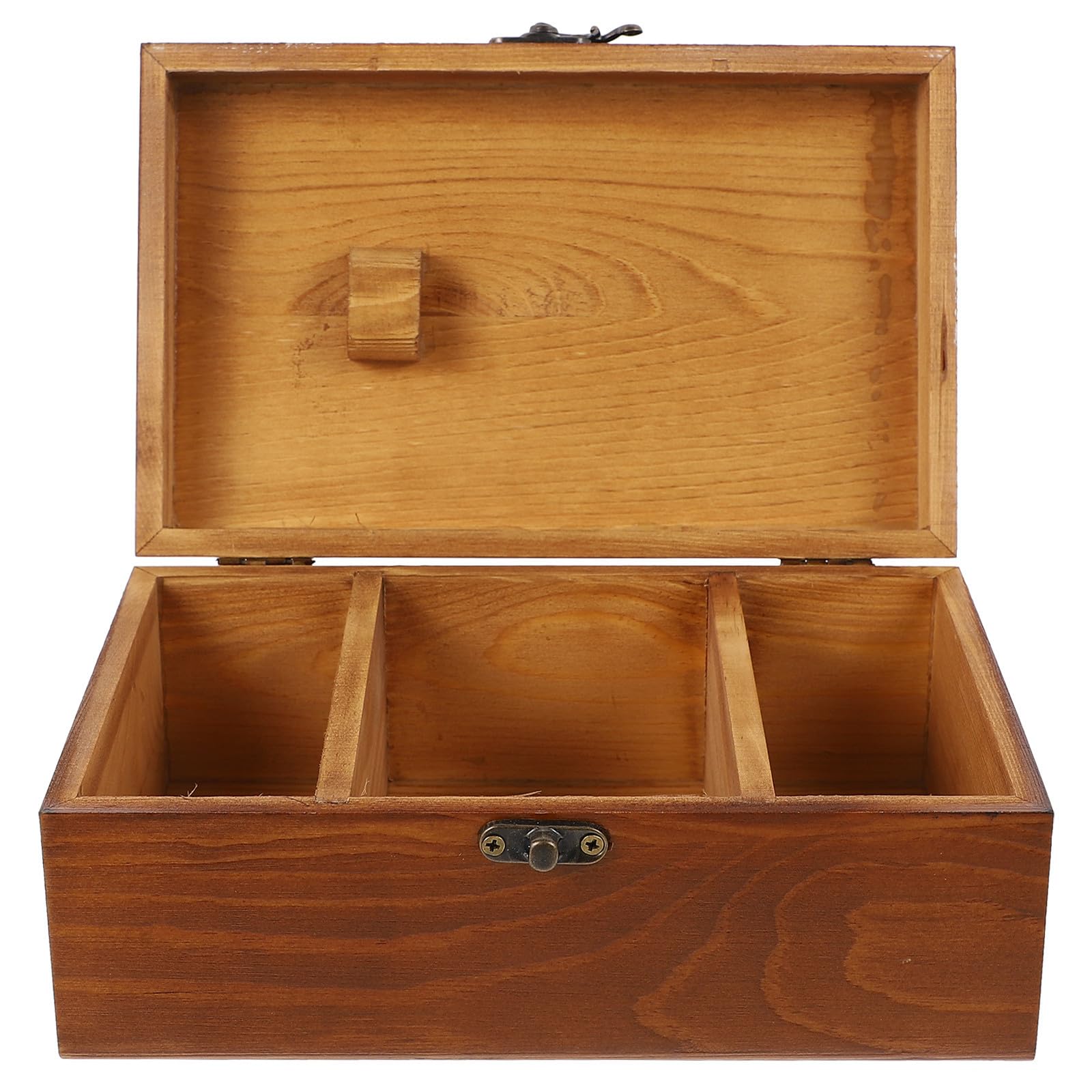 Garneck Kit de Costura Premium con Caja de Almacenamiento de Madera Maciza Vintage Multifuncional para Coser Bordar y Reparaciones Domésticas para Principiantes y Costureras