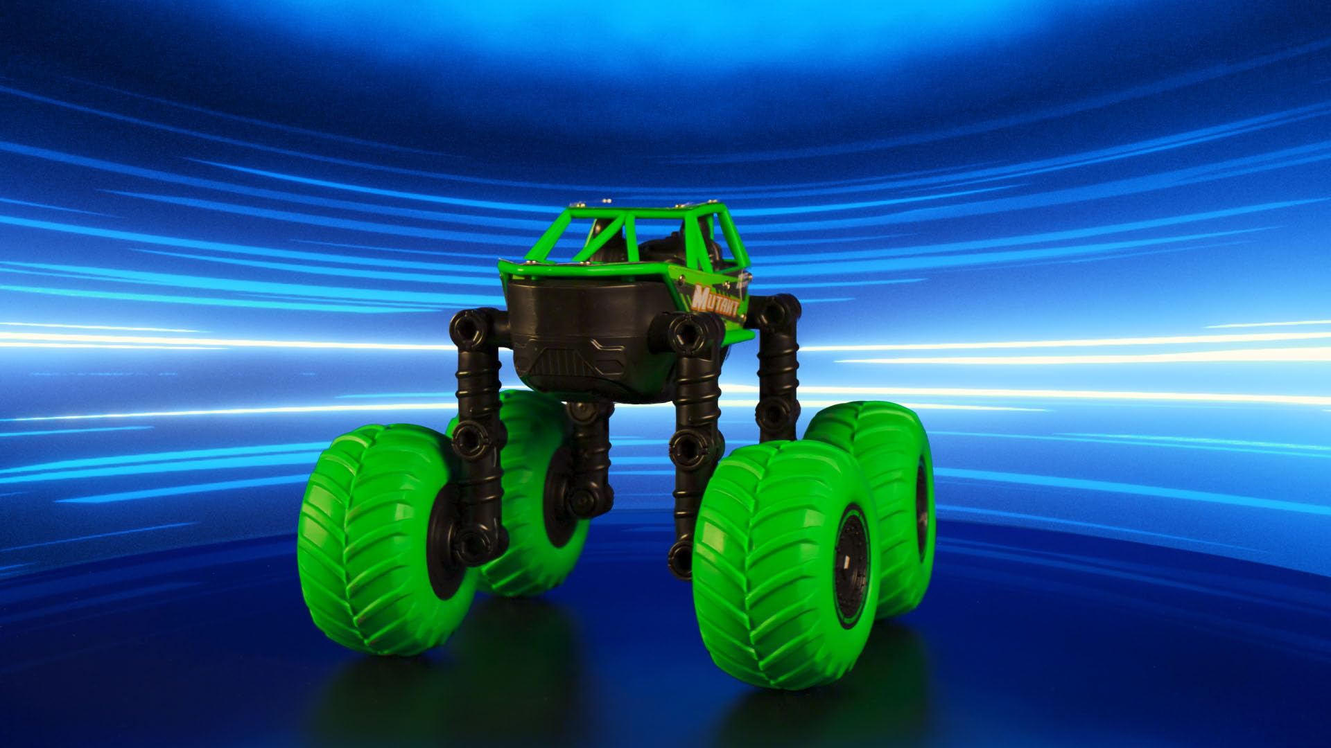 Ninco - Coche teledirigido MUTANT con batería de litio, Ruedas multiposición, más de 100 posiciones girándolas manualmente, Programable: guarda movimientos y reprodúcelos, A partir de 6 años (NH93201)