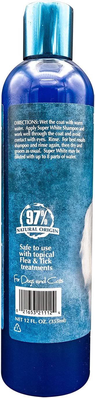 Bio-Groom Super White Pet Shampoo, 12-Ounce