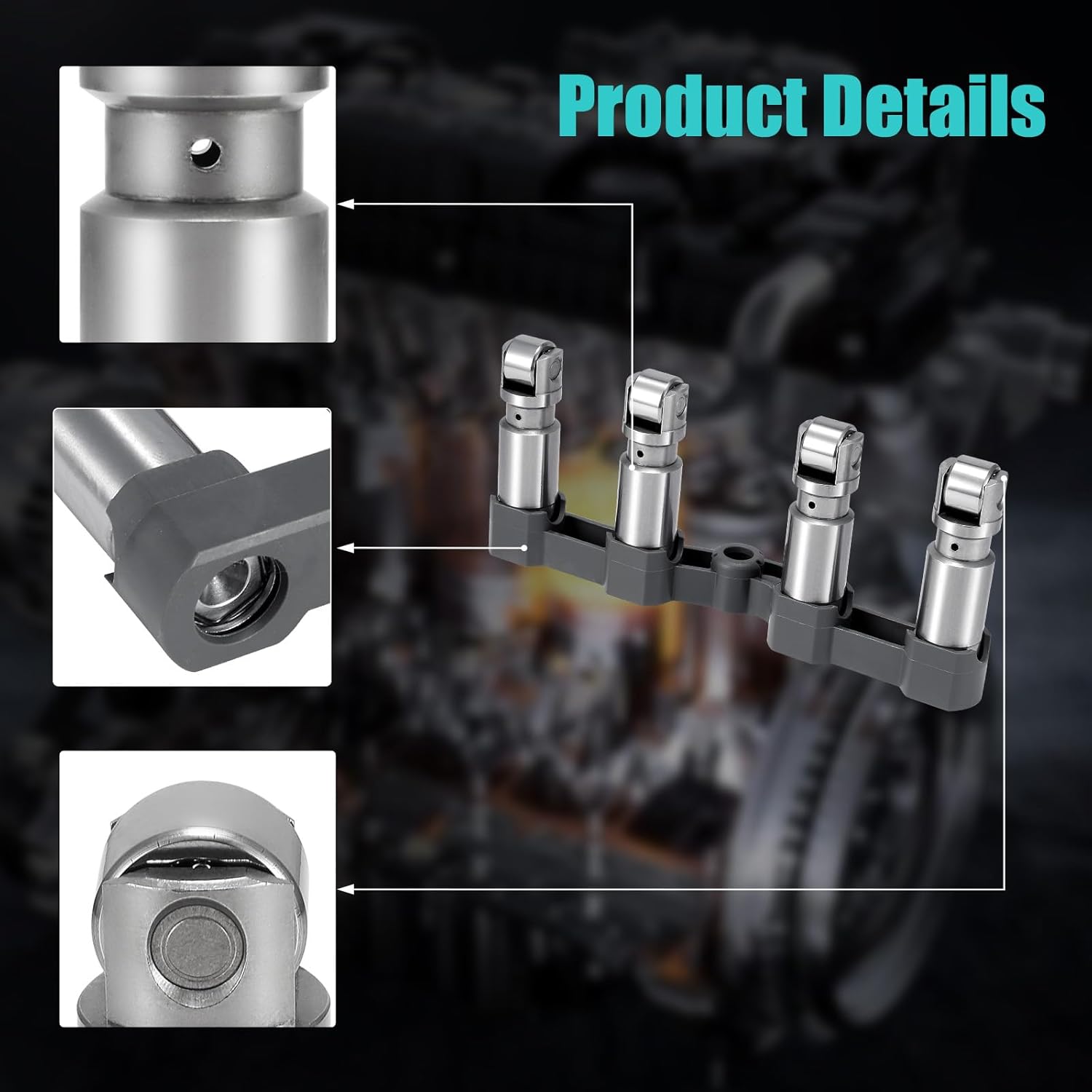 16PCS 53021720AD NON MDS Lifter For 2006-2021 Chrysler 300,For Dodge Ram 1500 2500 3500 Charger Challenger Magnum,For Jeep Grand Cherokee 5.7L 6.1L 6.2L 6.4L 5038784AD