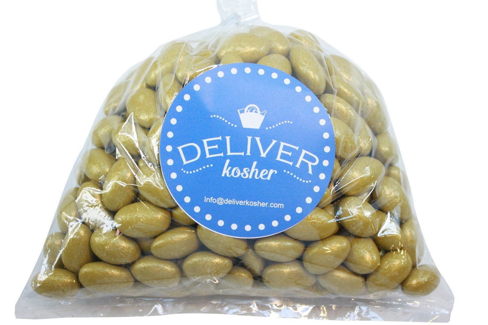 Buy Deliver Kosher Bulk Candy Gold Jordan Almonds 1lb Bag Online at
