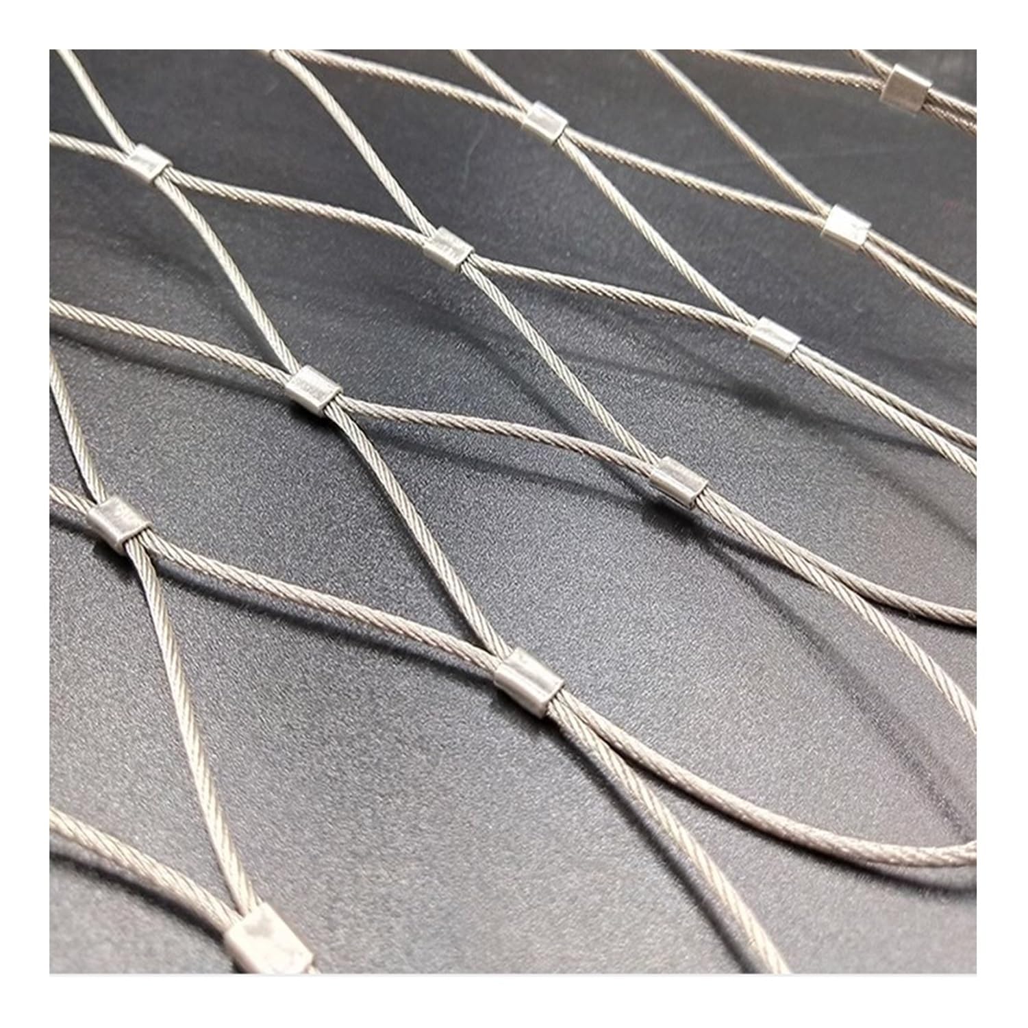 Corde en acier inoxydable flexible, maillage métallique de jardinage