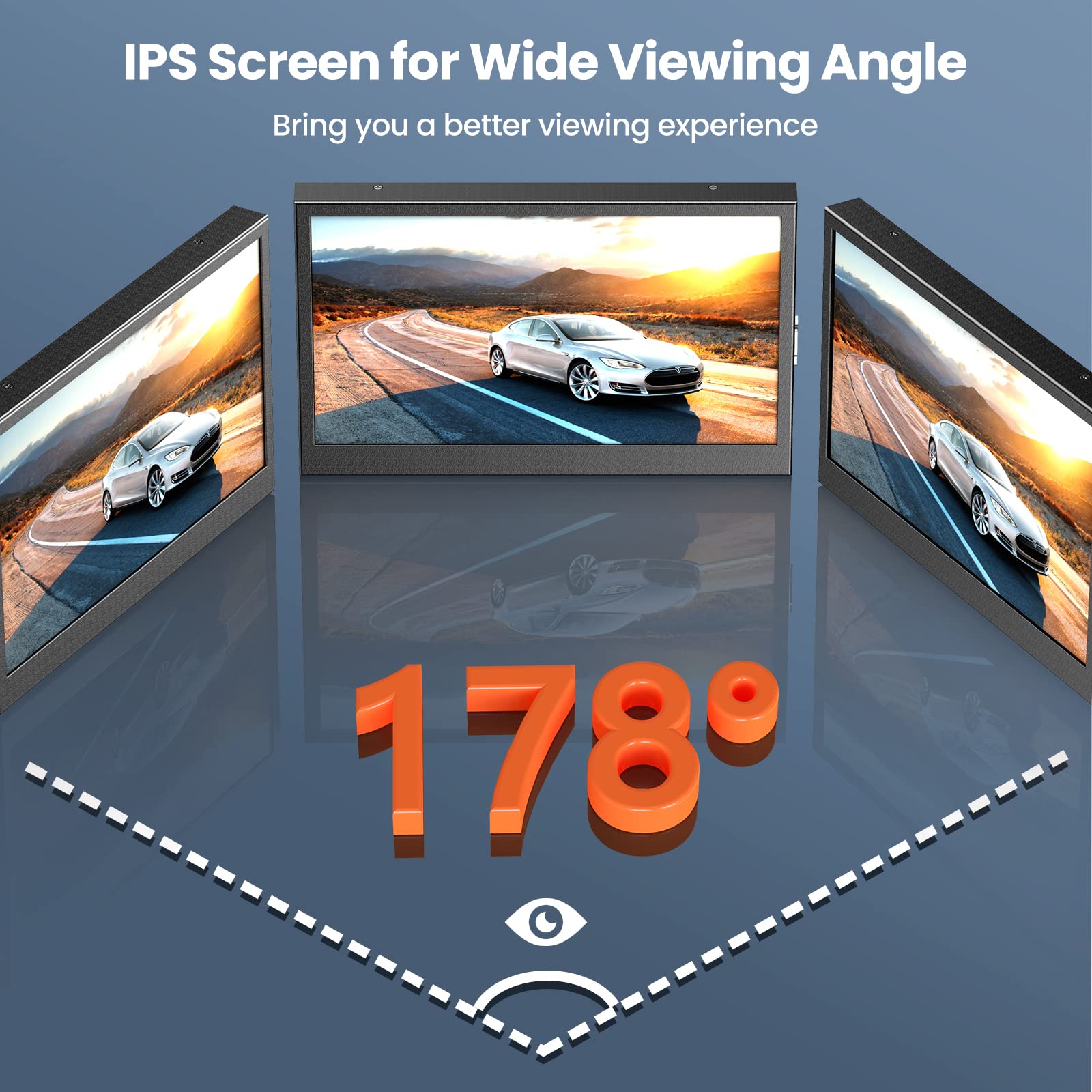 Amazon.co.jp: Eyoyo 小型モニター HDMI - 12インチ ミニセカンダリ