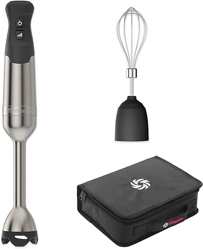 Vitamix 5-Speed Immersion Blender 3-Piece Bundle with Whisk Attachment and