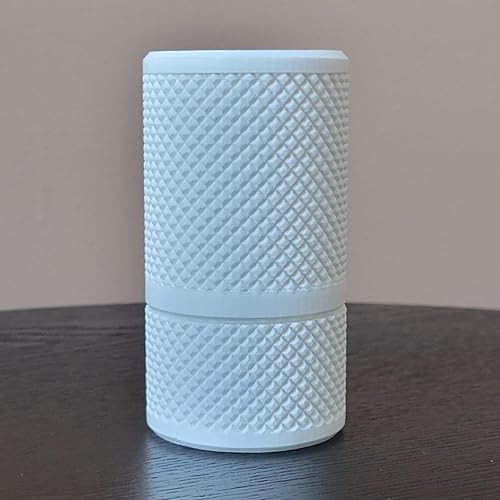 Miniatura 8 de Soporte para viales de gotas para ojos y estuche de almacenamiento, almacena de forma segura siete (7) viales de un solo uso, tapa de rosca, patrón