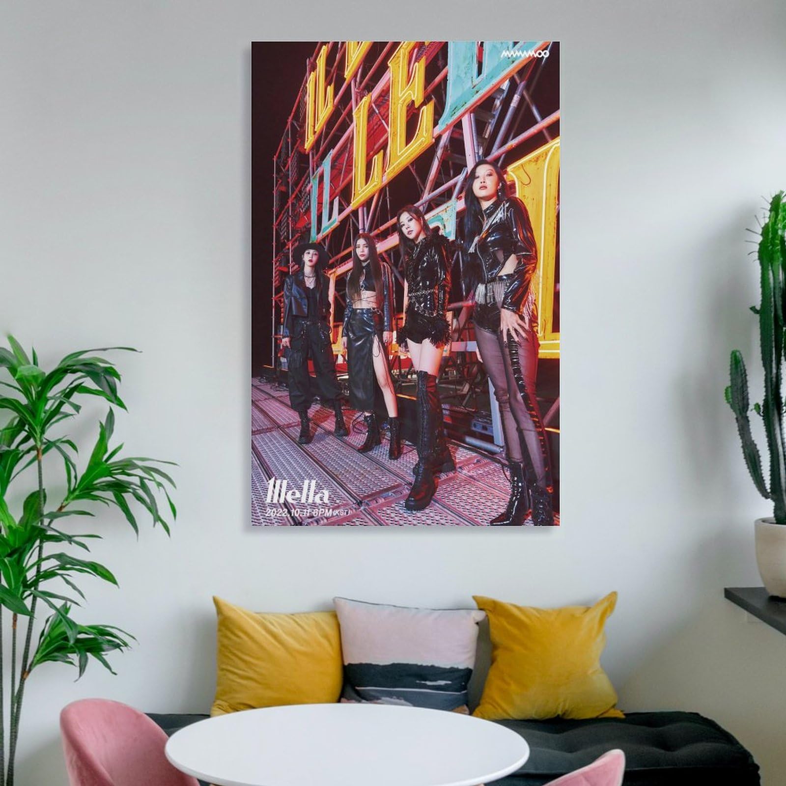 K-pop Artist Poster Mamamoo Mic On Illella Ver. 3rd Teaser Prints