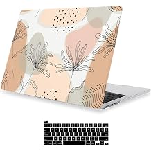 LanBaiLan Compatible with MacBook Pro 14 inch Case 2026 2025 2024 2023 2022 2021 M5 M4 M3 M2 M1 A3434 A3112 A3185 A3401 A2918 A2992 A2779 A2442, Protective Case & Keyboard Cover, Abstract Flower