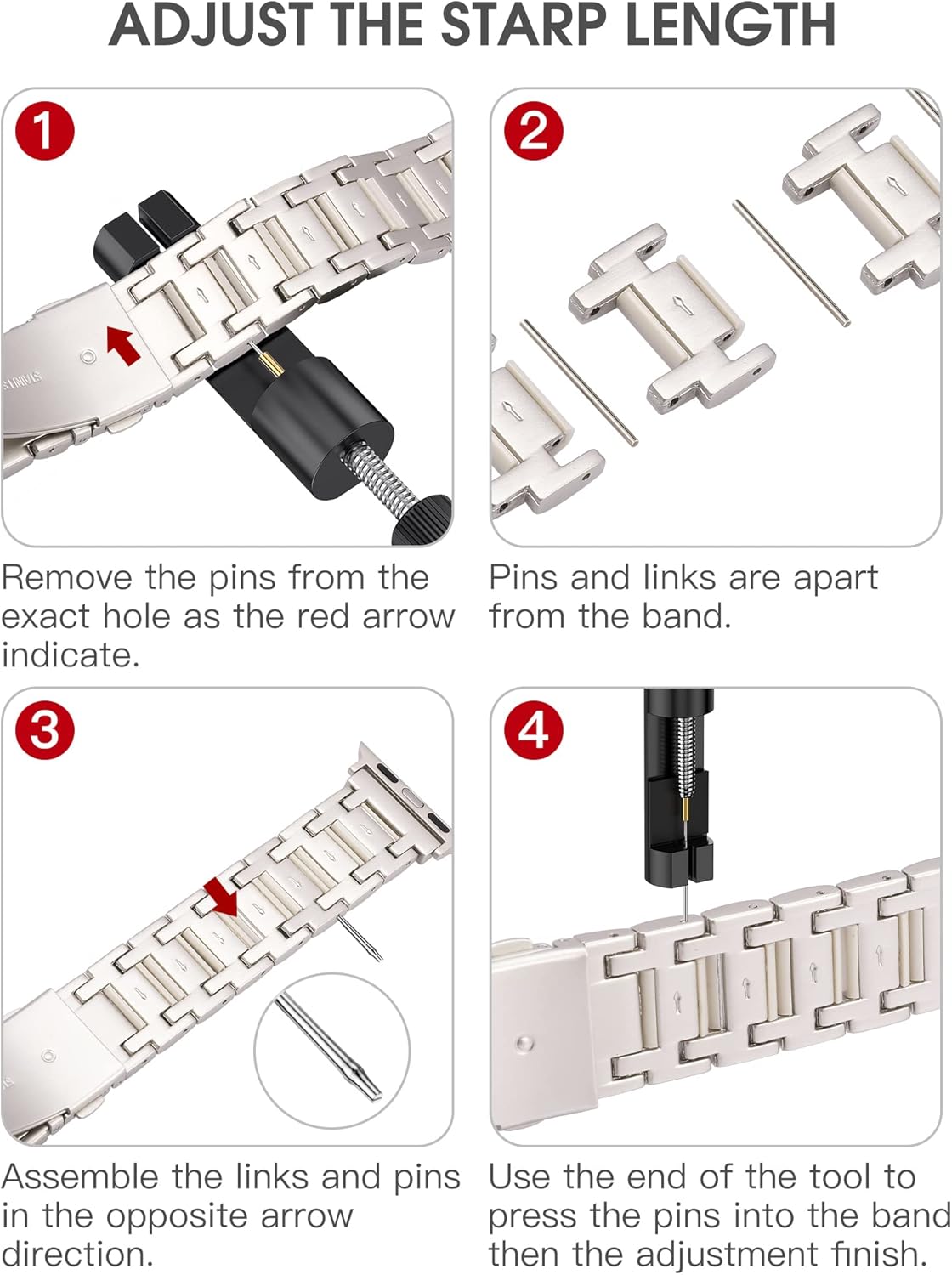 Moolia Metal Band Compatible with Apple Watch Band 38/40/41/42mm Women Rhinestones Resin Wristband Bling Diamond Bracelet for iWatch Series 11 10 9 8 7 6 5 4 3 2 1, Starlight - Image 6