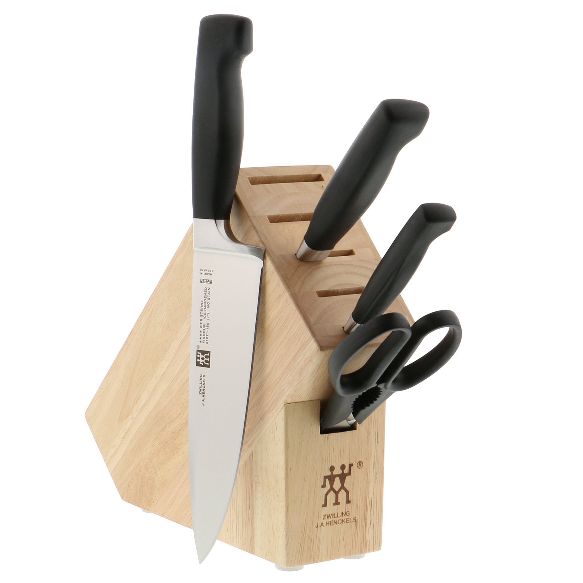 Amazon | Zwilling JA Henckels 4つ星ブロックセット、ブラック(6