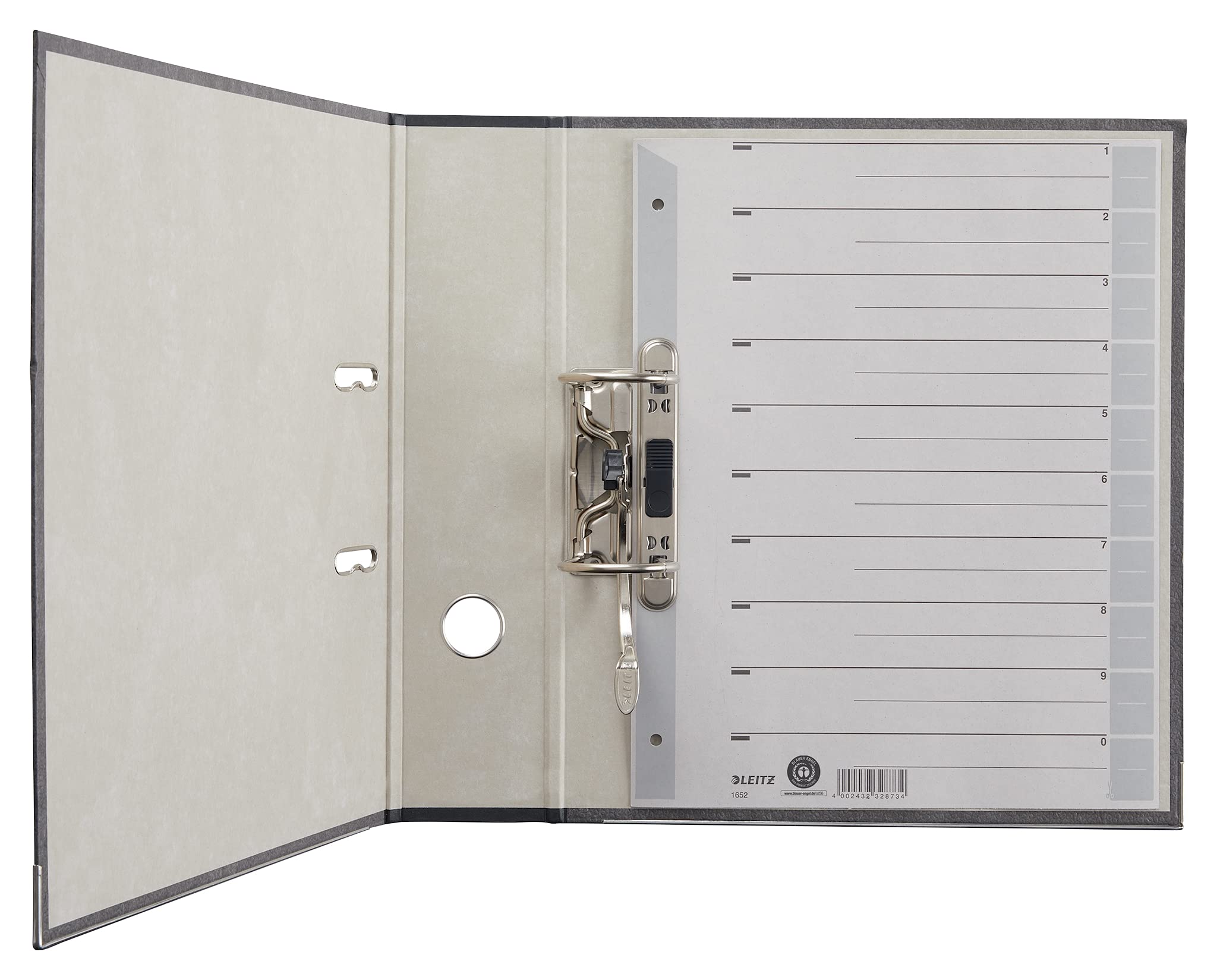 Leitz Cardboard tabs, grey