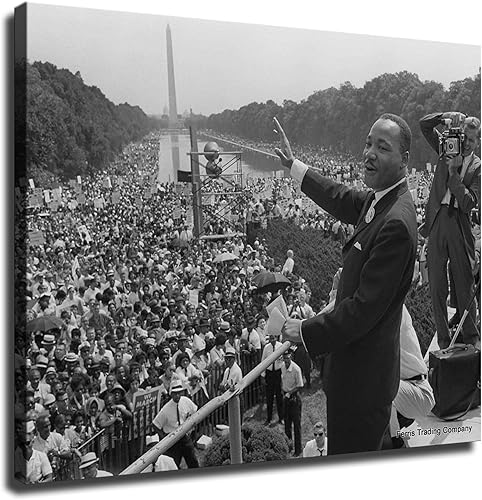 Miniatura 1 de Póster con texto en inglés "I Have A Dream Speech Martin Luther King" (12 x 18 pulgadas, sin marco)