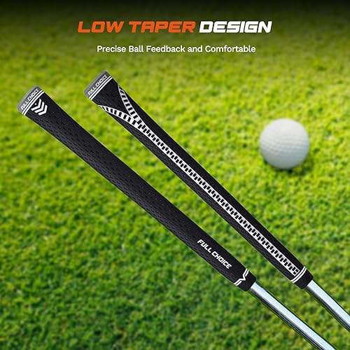 Miniatura 3 de Paquete de 13 agarres de golf de goma, diseño de moda conciso, antideslizantes, elige entre 13 agarres o 13 agarres con kit de regripping, tamaño