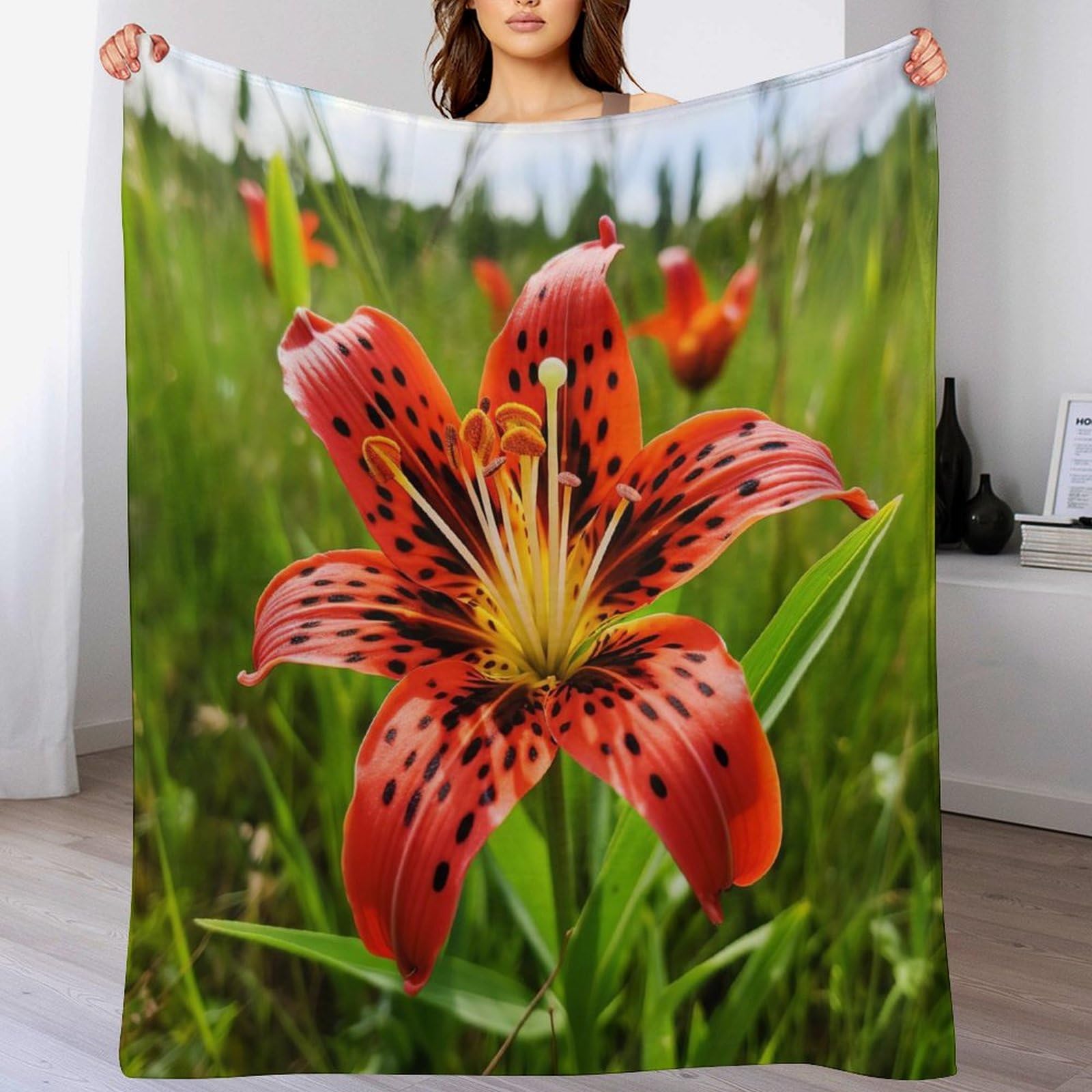Manta de franela con impresión digital de alta definición textil
