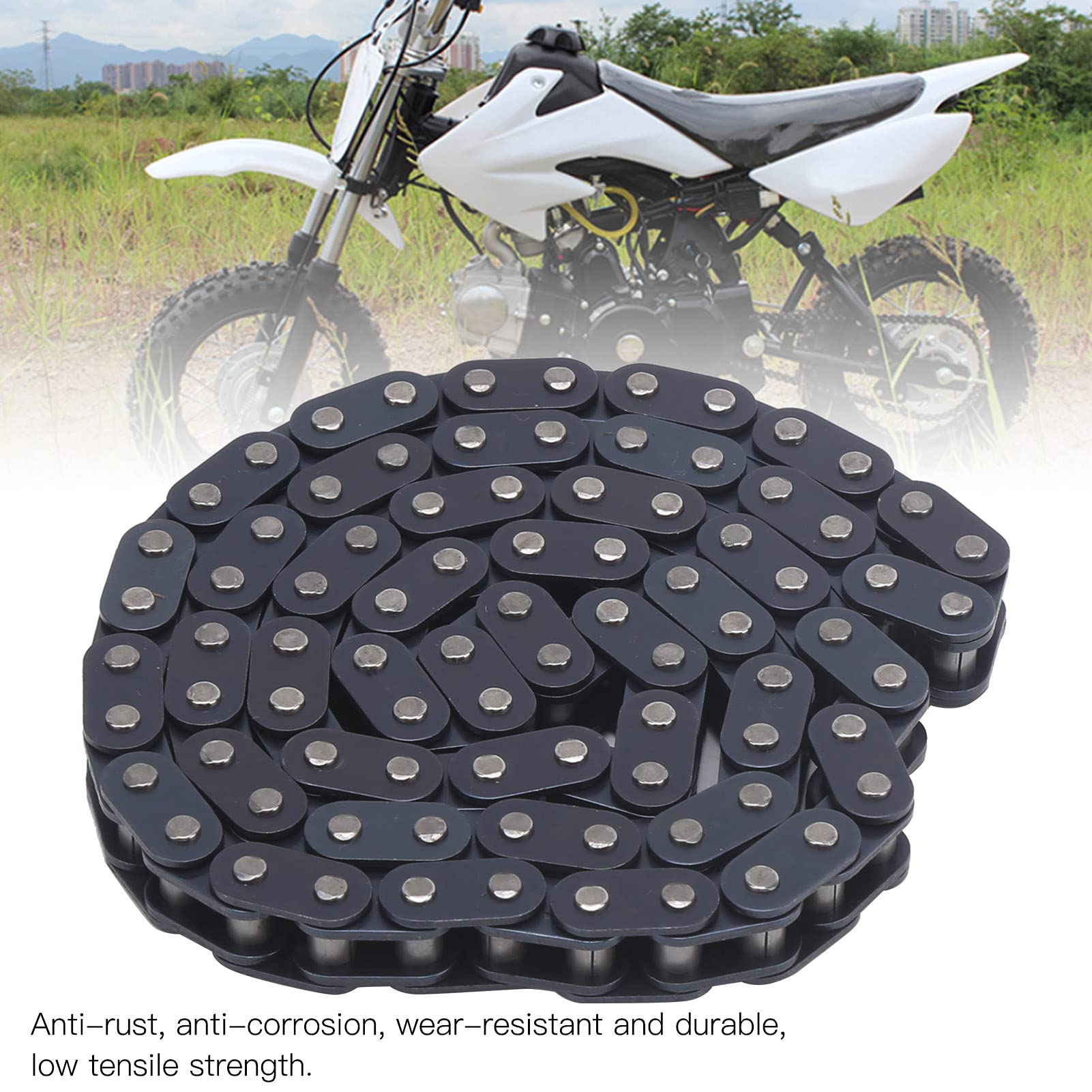 Antriebskette T8F 138 Links | Für Mini Dirt Bike Quad ATV 47cc 49cc