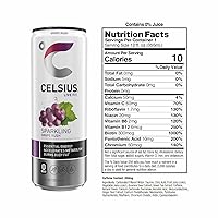 Vista 3 de Celsius RTD Sparkling Grape Rush, 12 onzas
