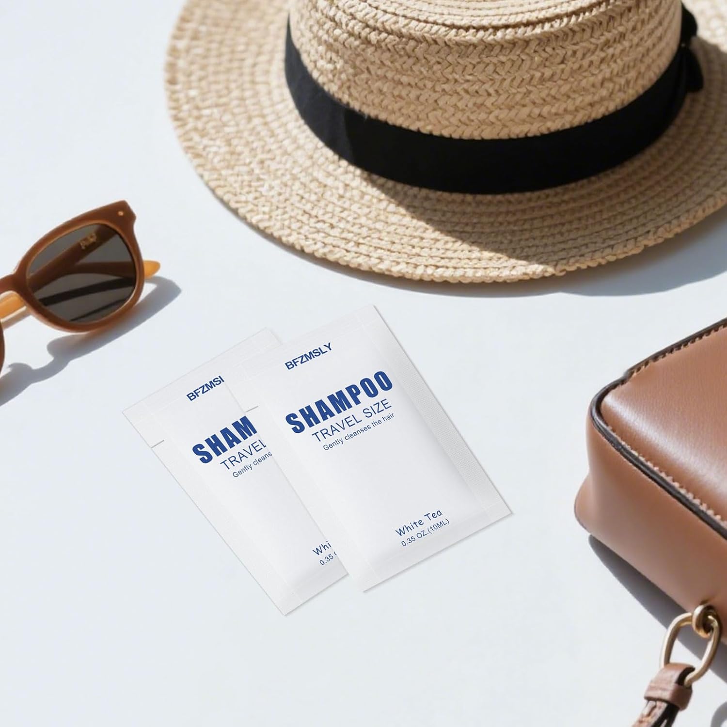 Travel Size Shampoo & Body Wash - 200 Individual Packs (0.35oz Each / 100 Sets) TSA Approved Portable Shower Essentials for Travel, Gym & On-the-Go