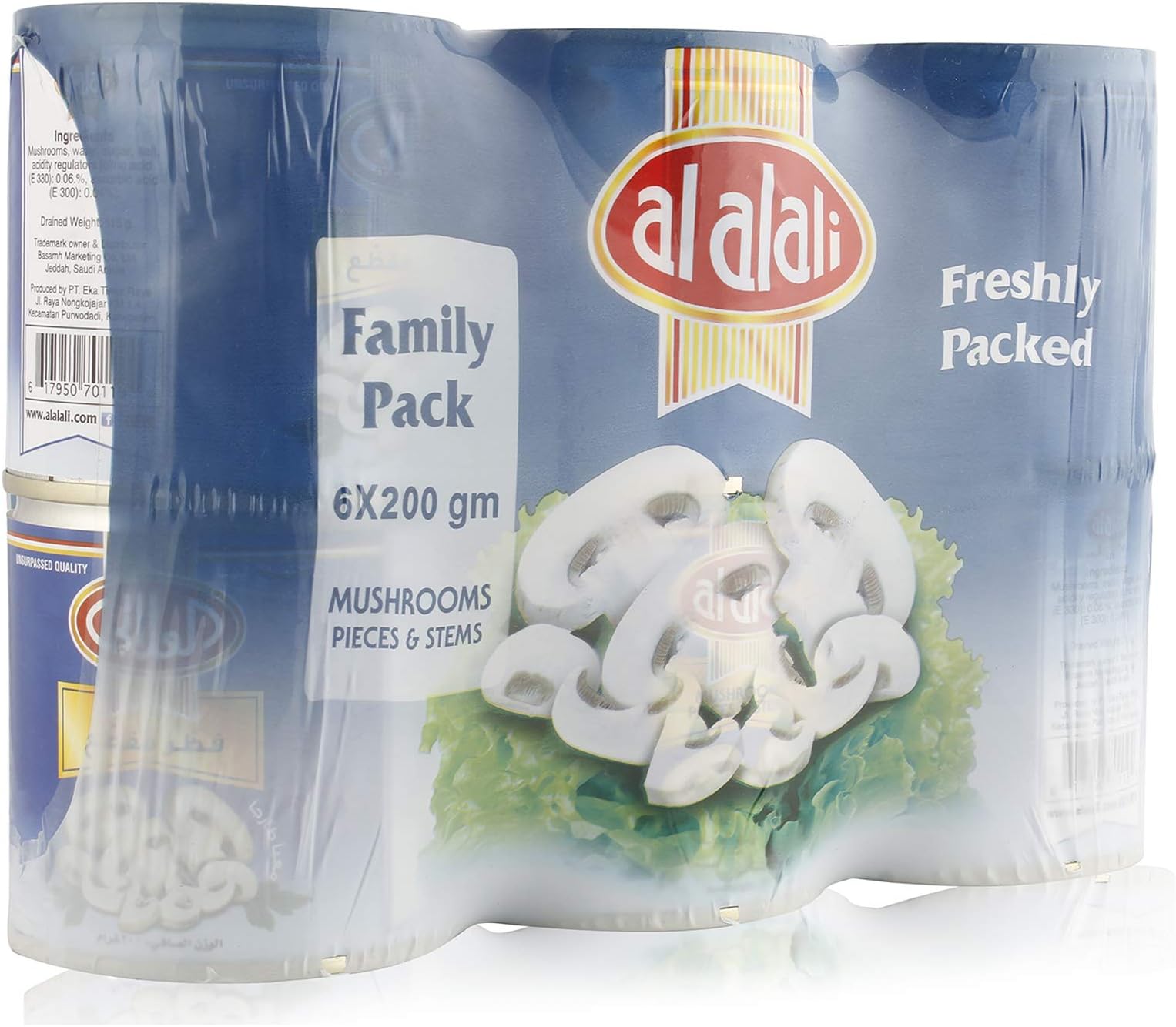 Al Alali Mushrooms Cut and Stems 200 g 6-Pack