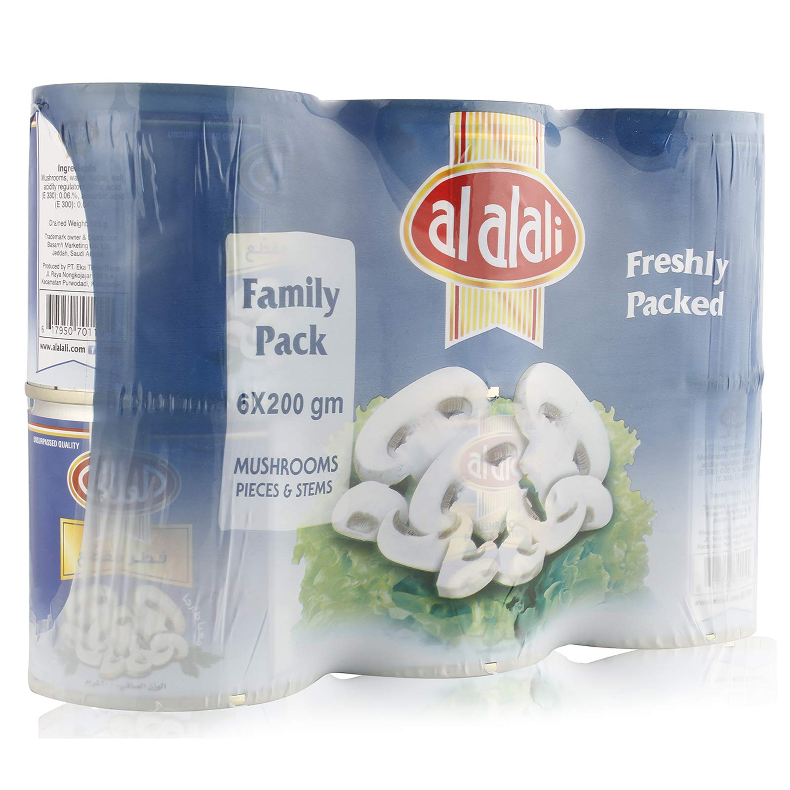 Al Alali Mushrooms Cut and Stems 200 g 6-Pack