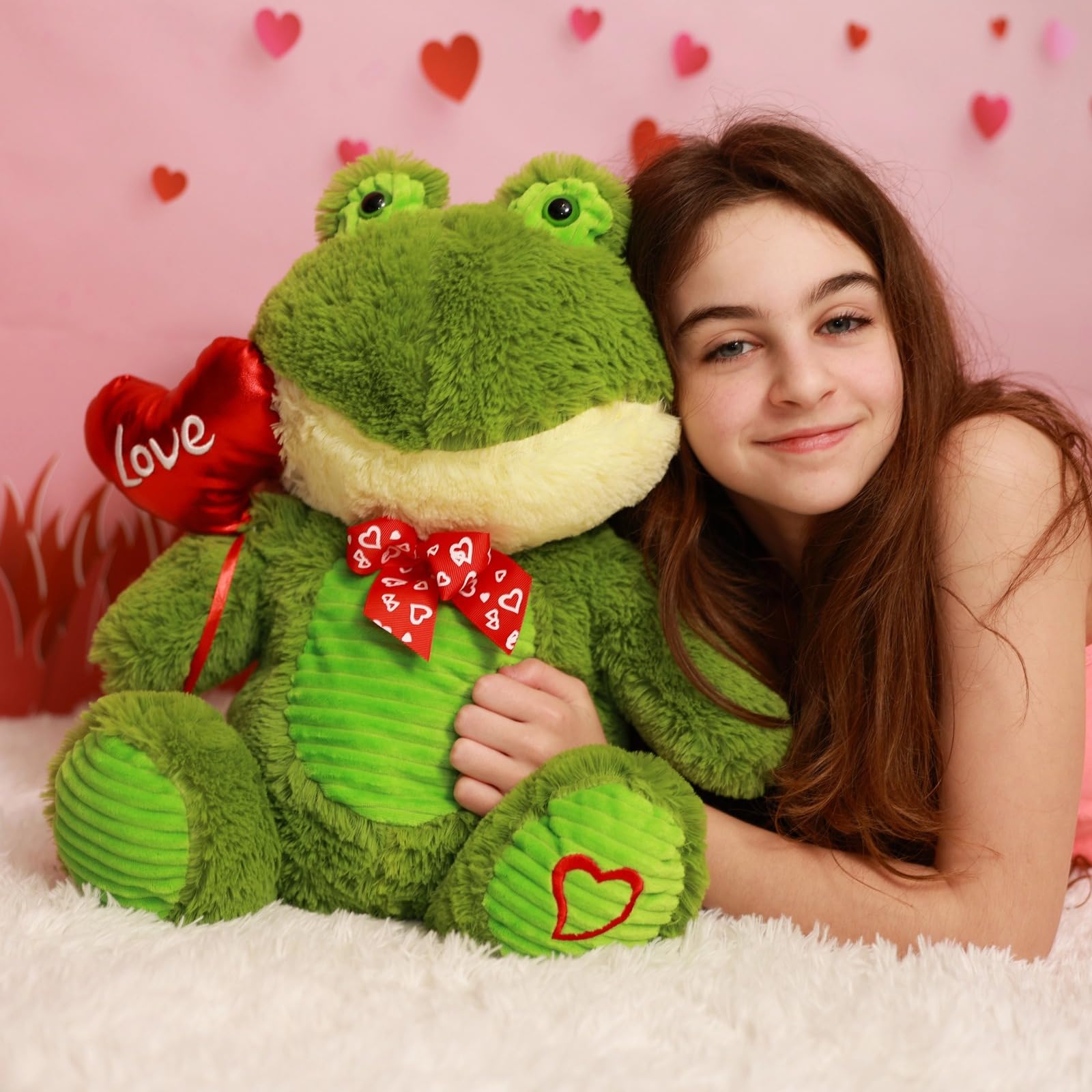 Peluche Rana Pepe Suave Y Abrazable - Anti-estrés Con Envase Al Vacío, Ideal Para Regalar En San Valentín, Cumpleaños O Navidad