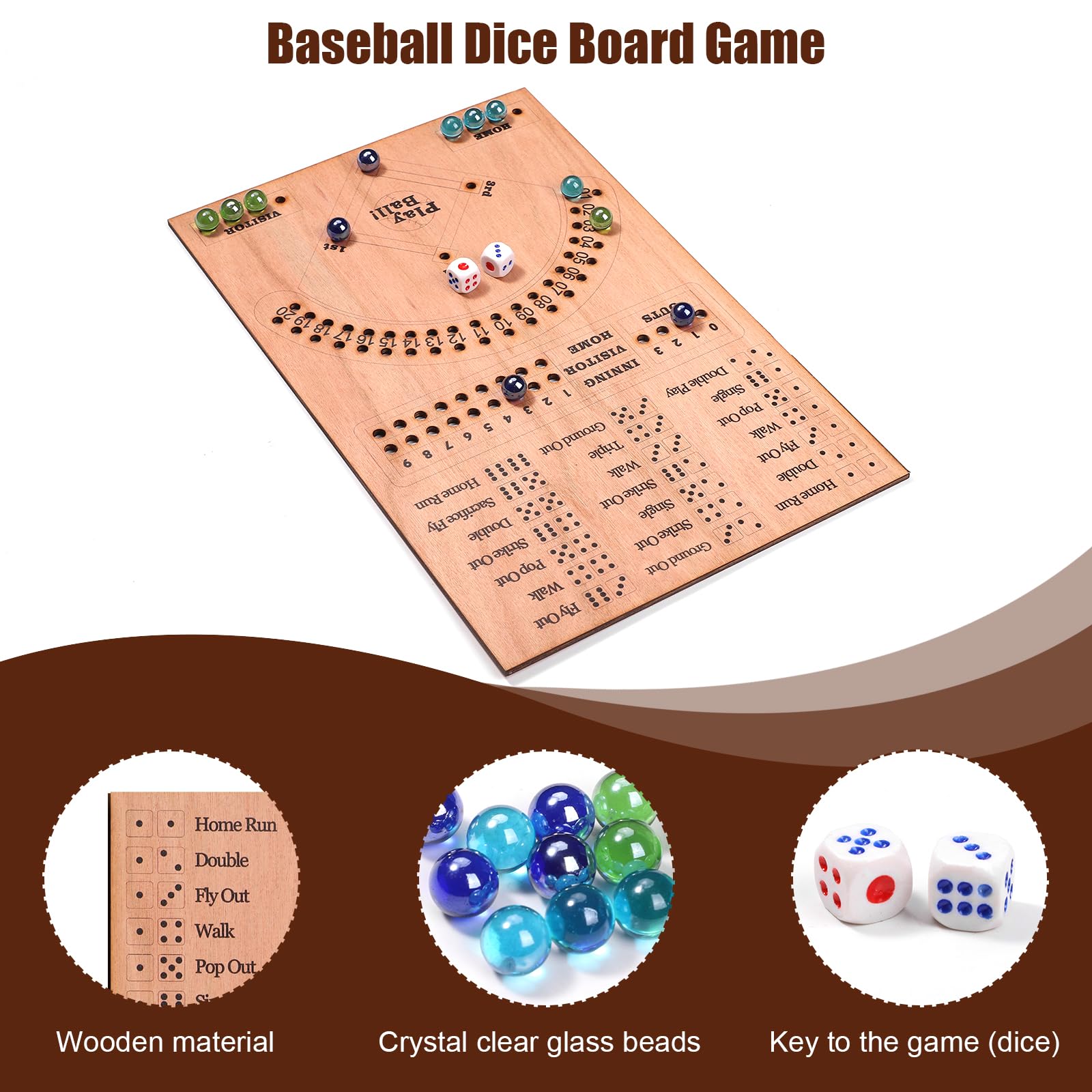 Baseball Dice Board Game - Image 4