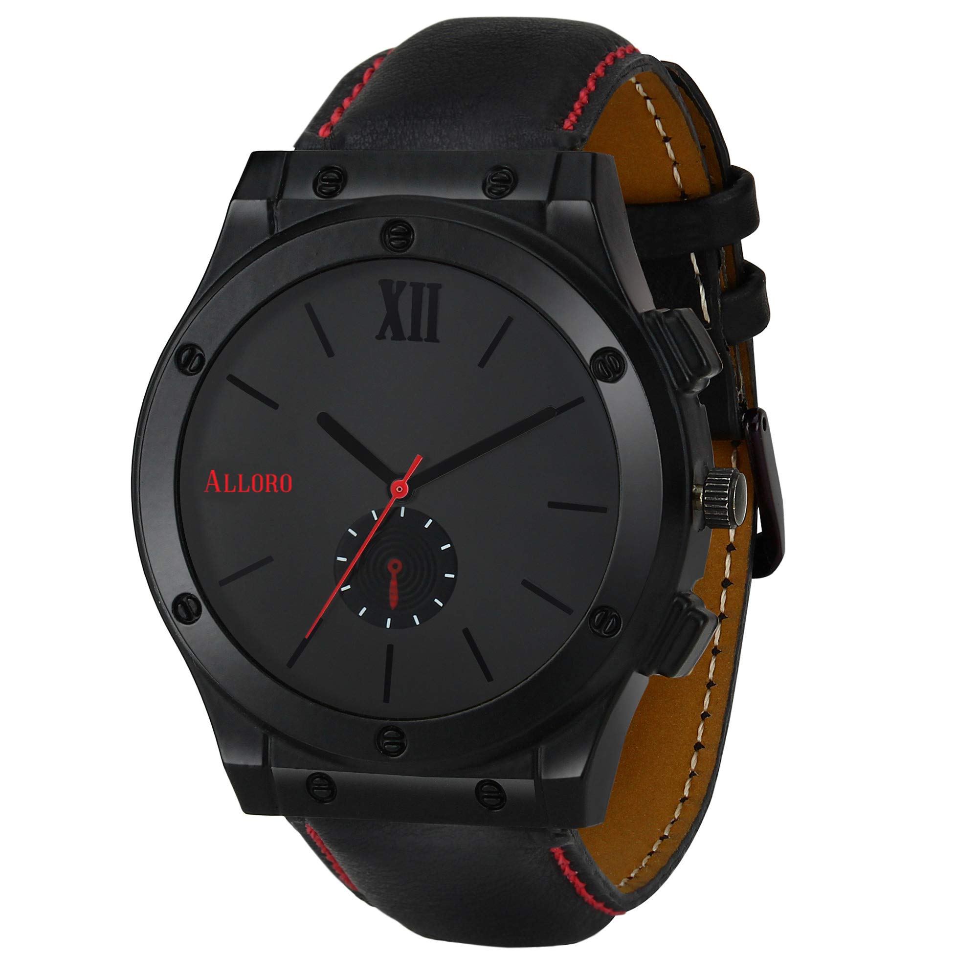 Alloro Analogue Mens Watch(Multicolour Dial Black Colored Strap)-ALB610 (B08TC6MG76) Amazon Price History, Amazon Price Tracker